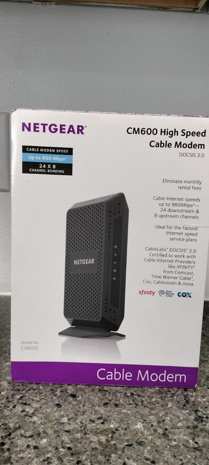 Netgear Cm600 High Speed Cable Modem