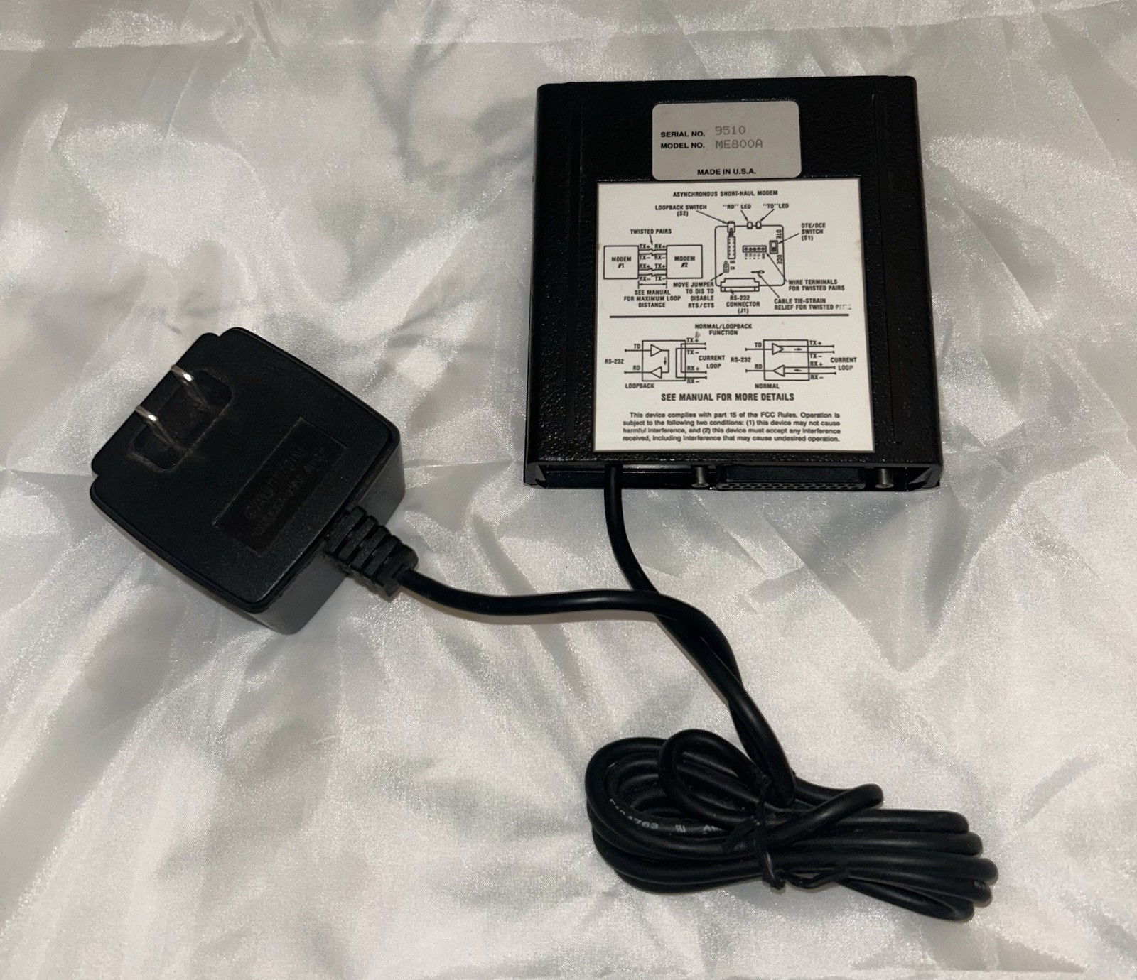 Black Box ME800A Async Short Haul Modem (NOT TESTED)