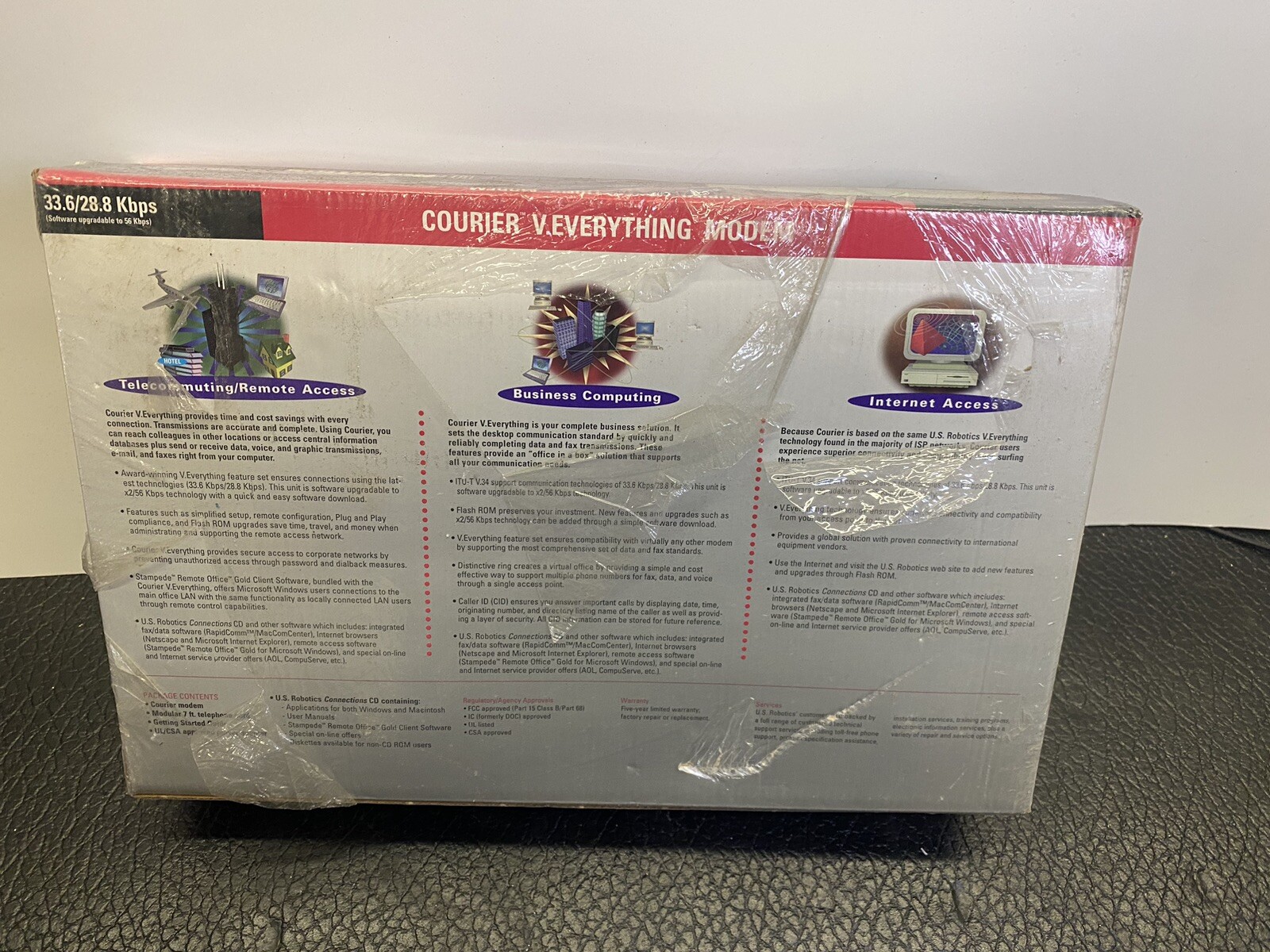 USRobotics Courier V.Everything Modem – 33.6/28.8Kbps NEW SEALED
