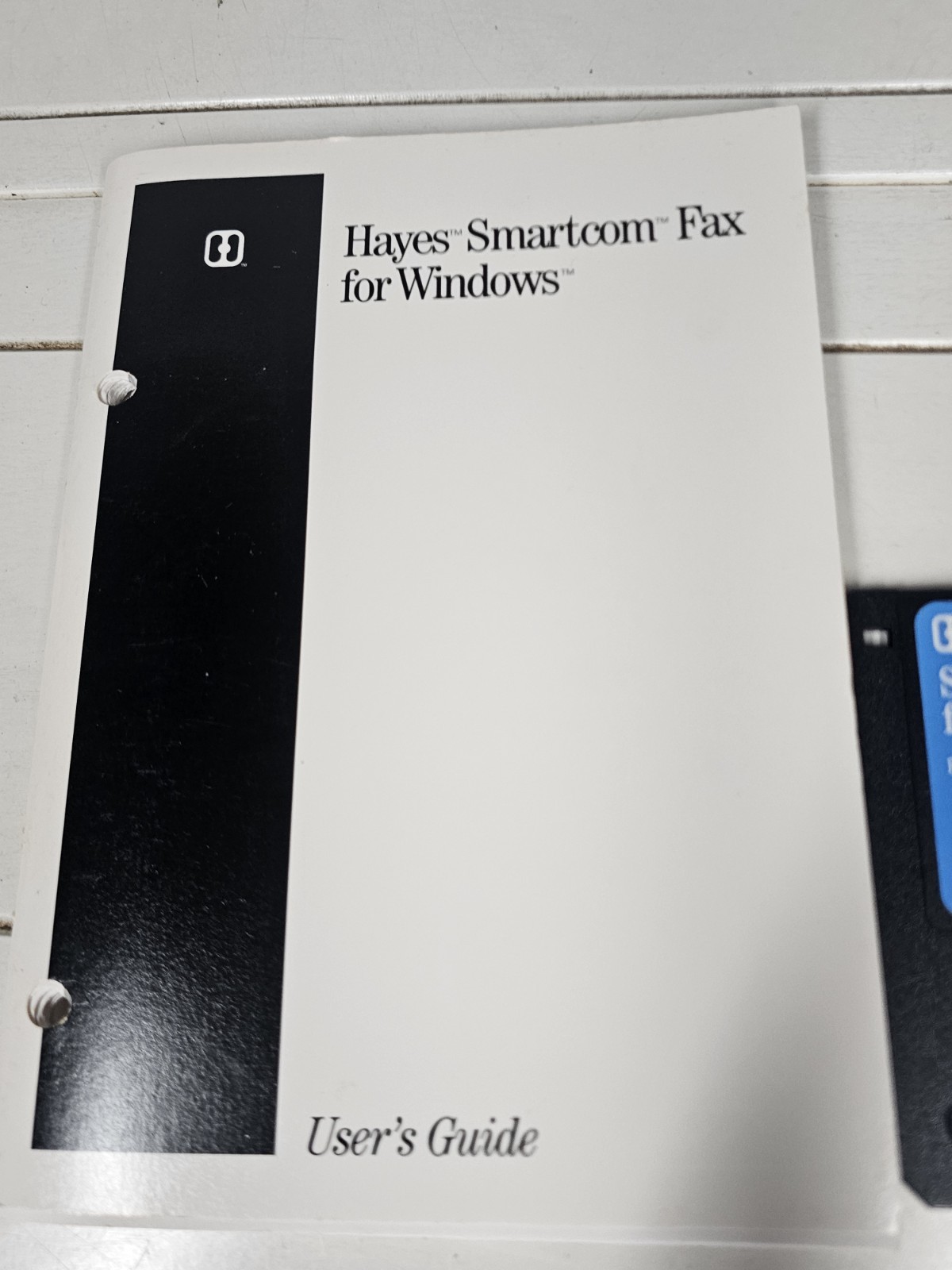 HAYES SMARTCOM FAX MODEM USER MANUAL GUIDE INSTRUCTION FOR WINDOWS Genuine Rare!