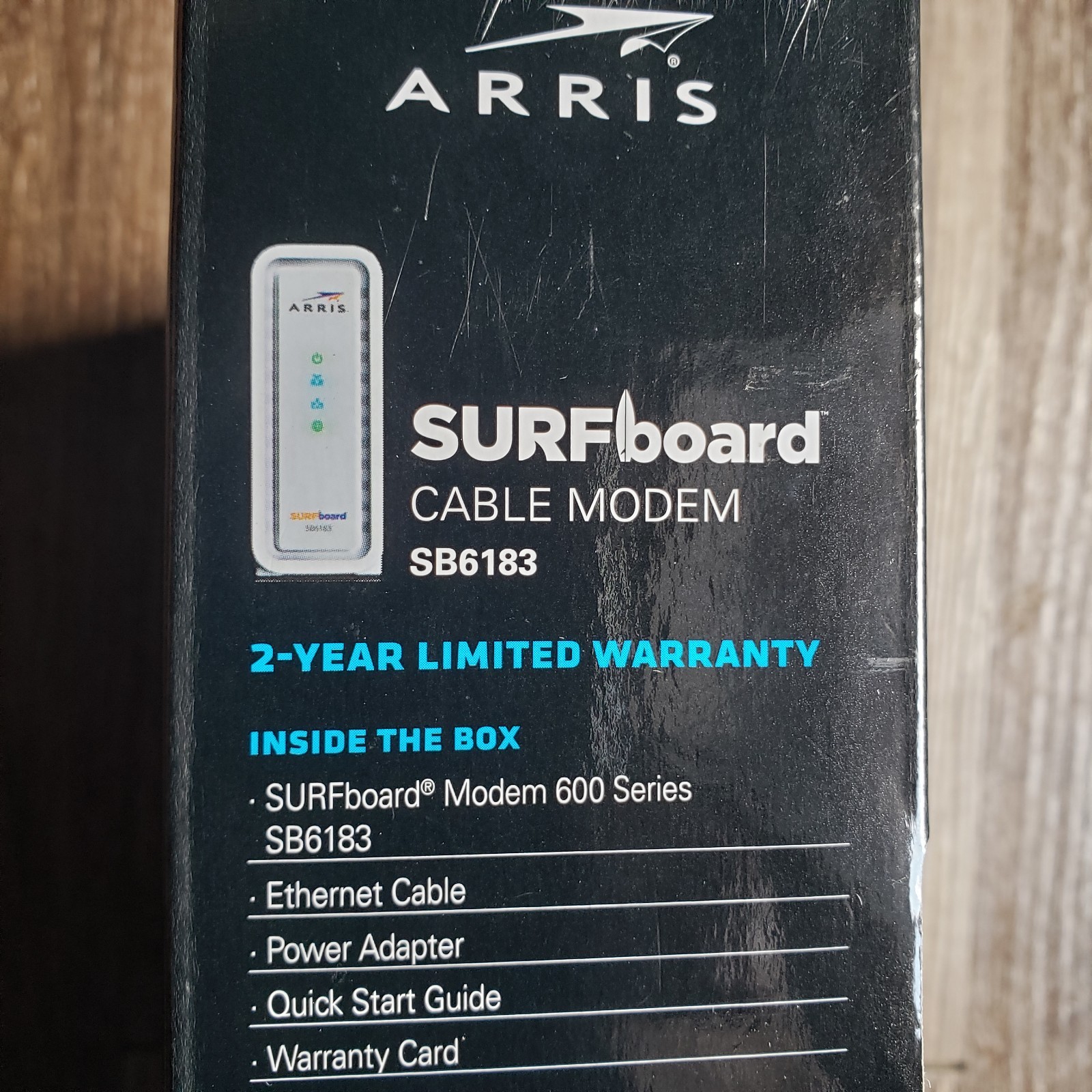 ARRIS SurfBoard SB6183 686 Mbps Cable Modem – White – Brand New