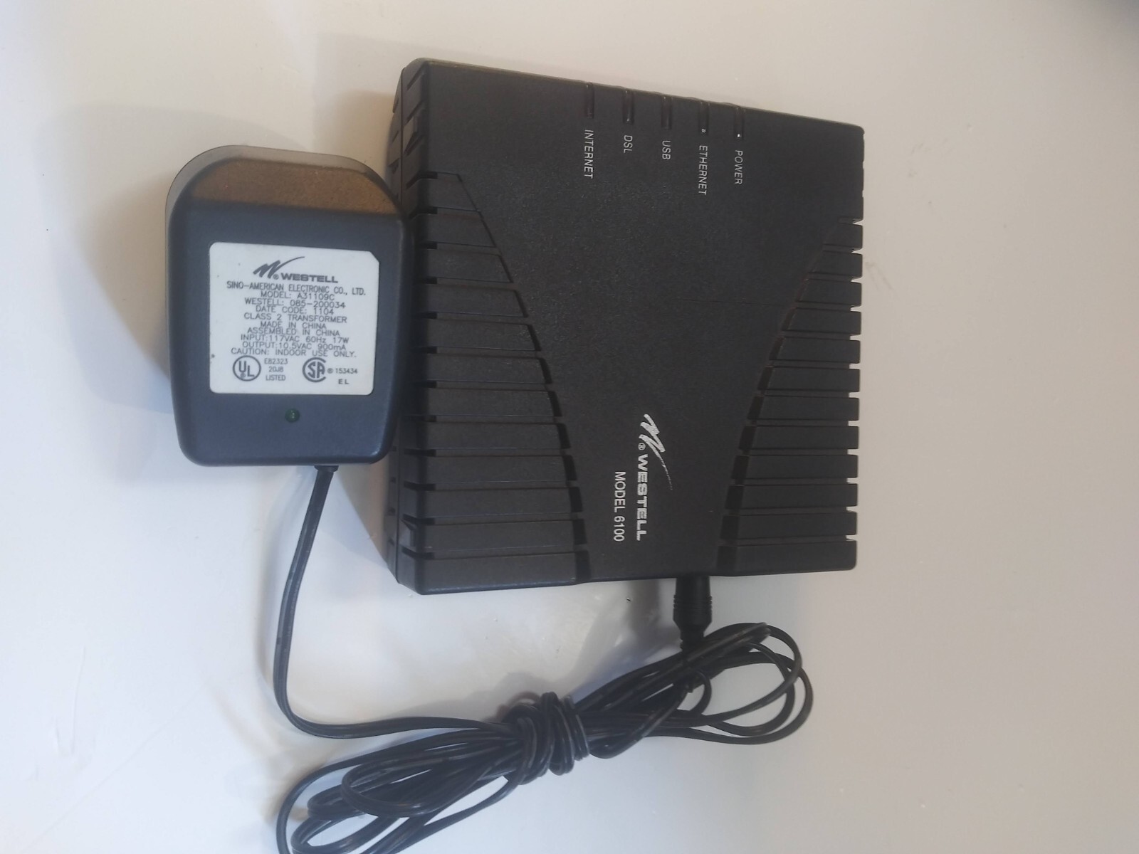 WESTELL 6100 DSL Router C90-610015-06 Rev E