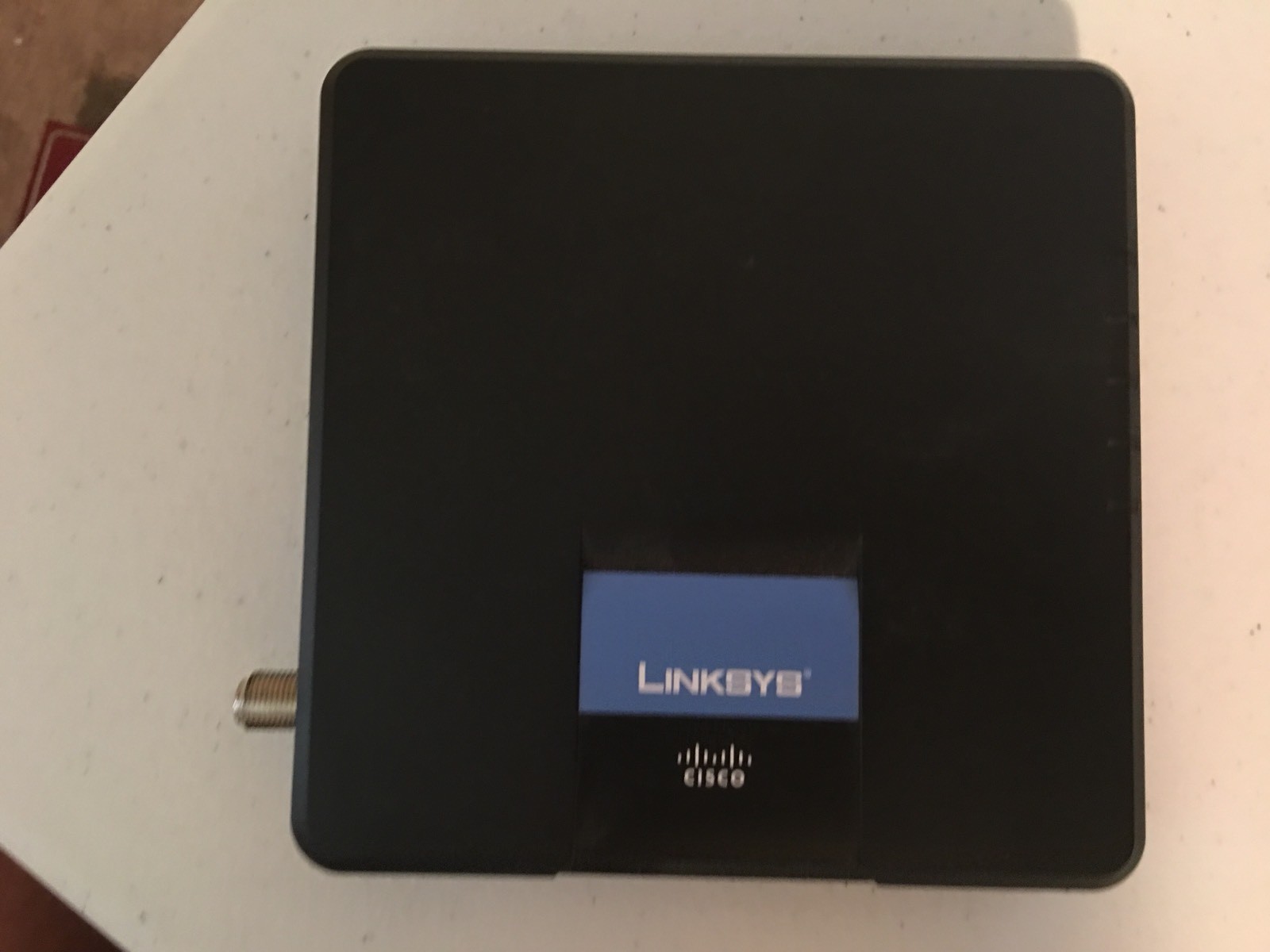 CISCO LINKSYS CM100 CABLE MODEM TESTED WITH 12V AC POWER ADAPTER