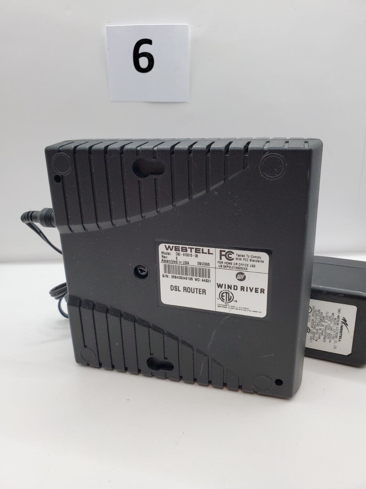 WESTELL DSL ROUTER WINDRIVER C90-610015-06