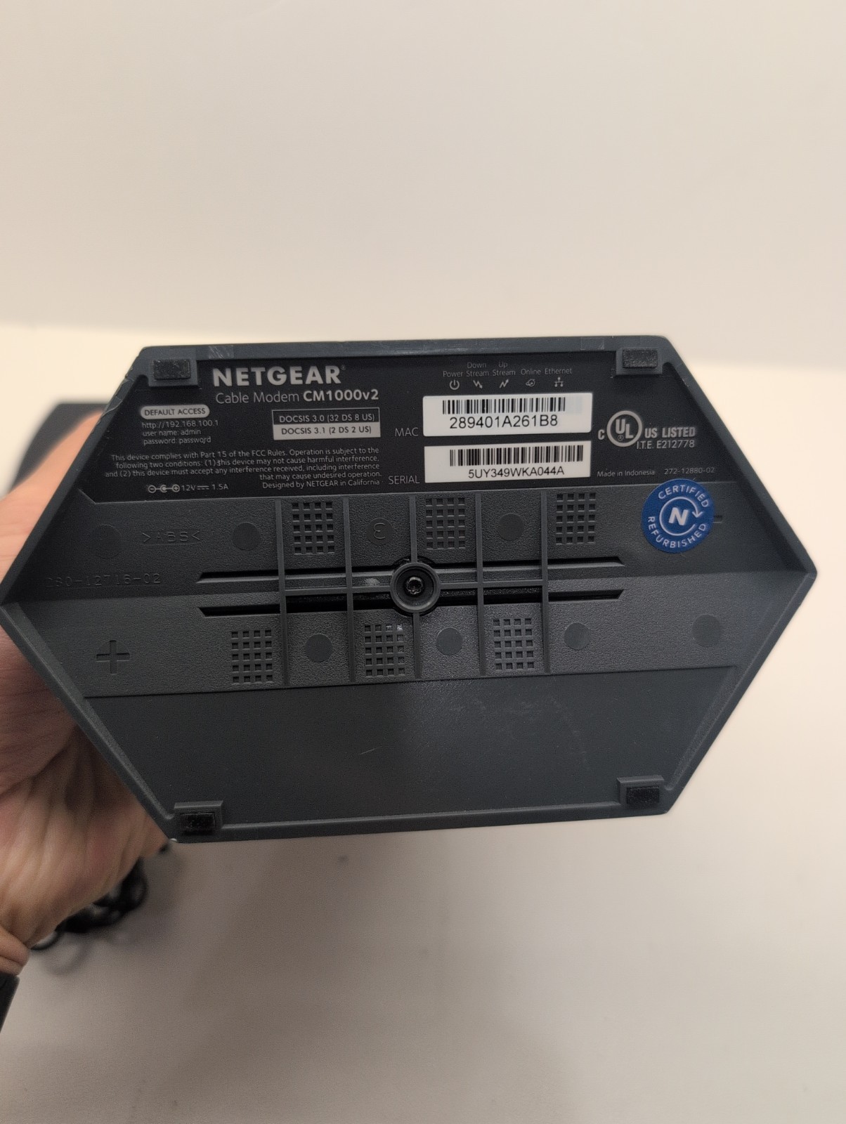 NETGEAR CM1000V2 Nighthawk DOCSIS 3.1 Cable Modem Tested