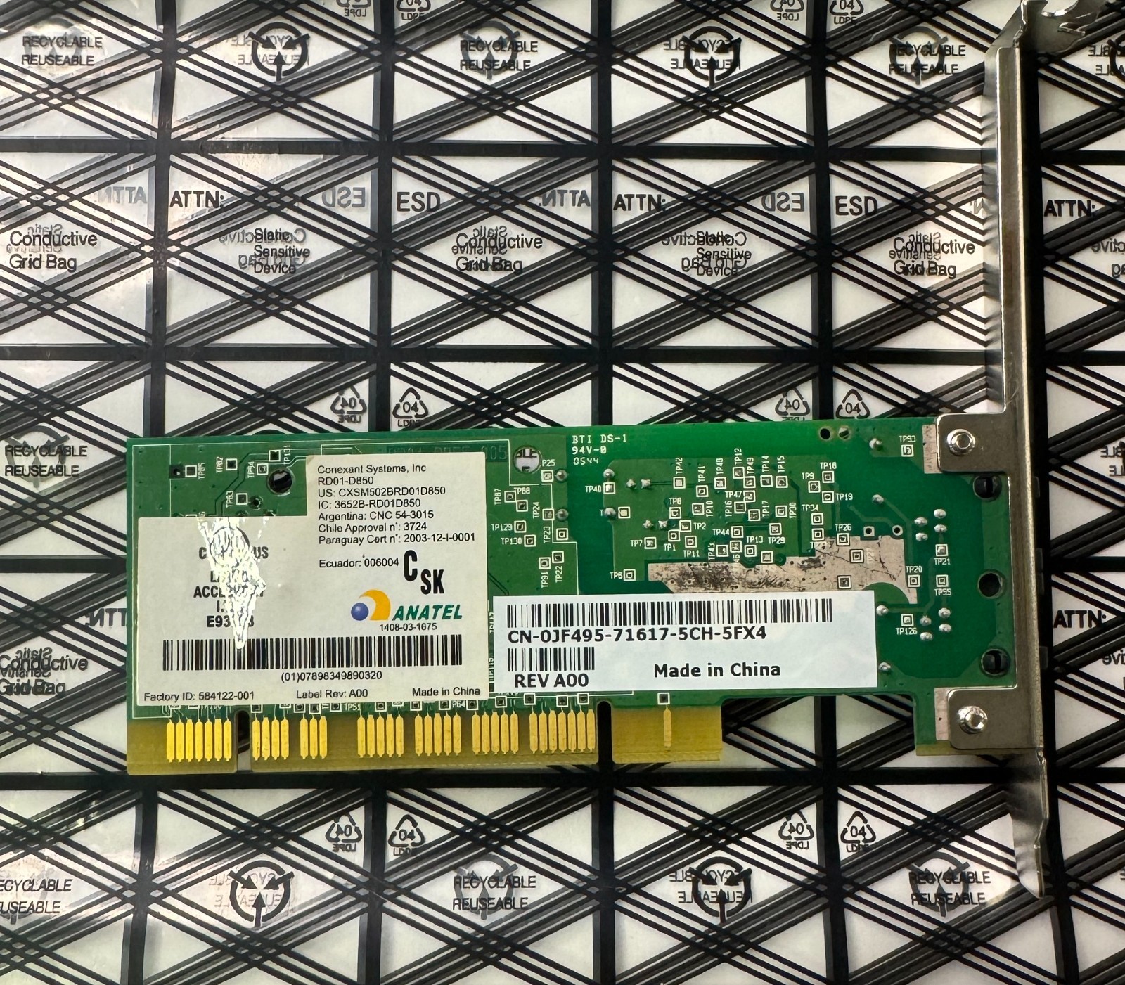 SpeedCom HPI56M3 56.6K V.90 56.6 KBps Data/Fax Analog Internal PCI Modem