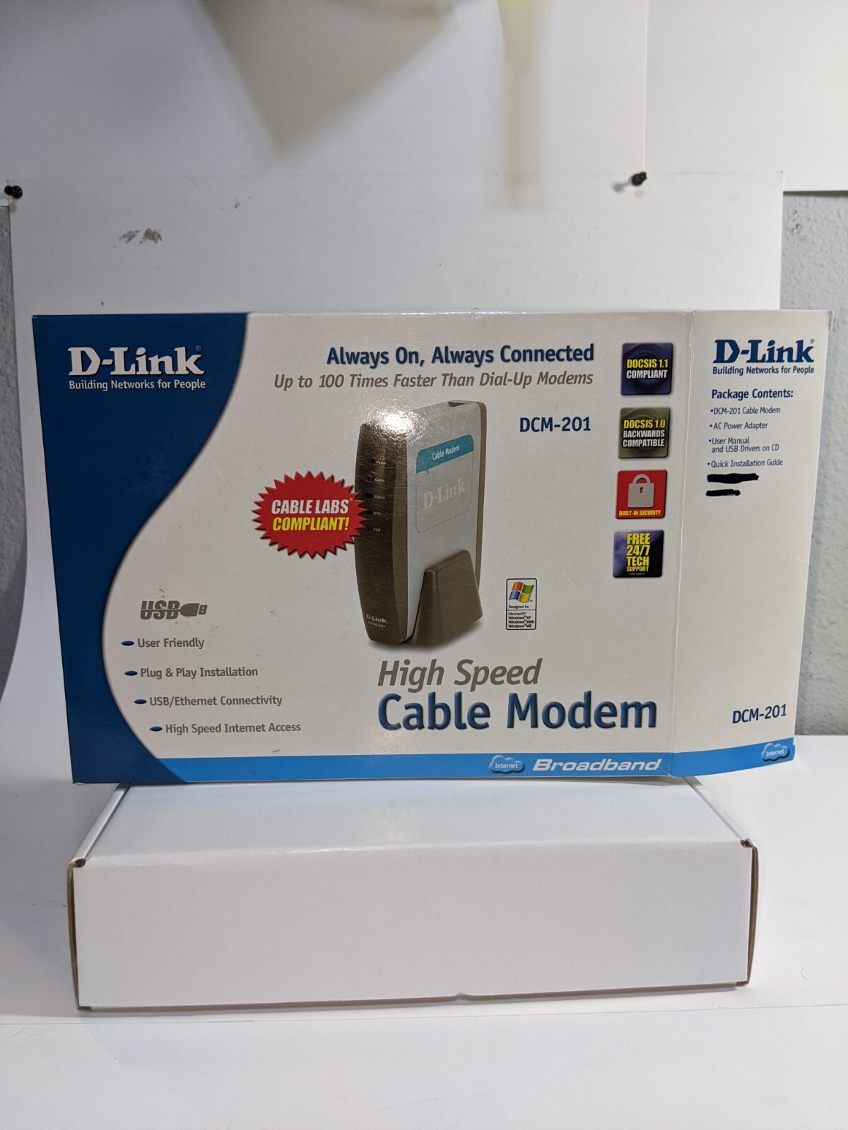 D-Link DCM 201 (DCM-201) 38 Mbps High Speed Cable Modem
