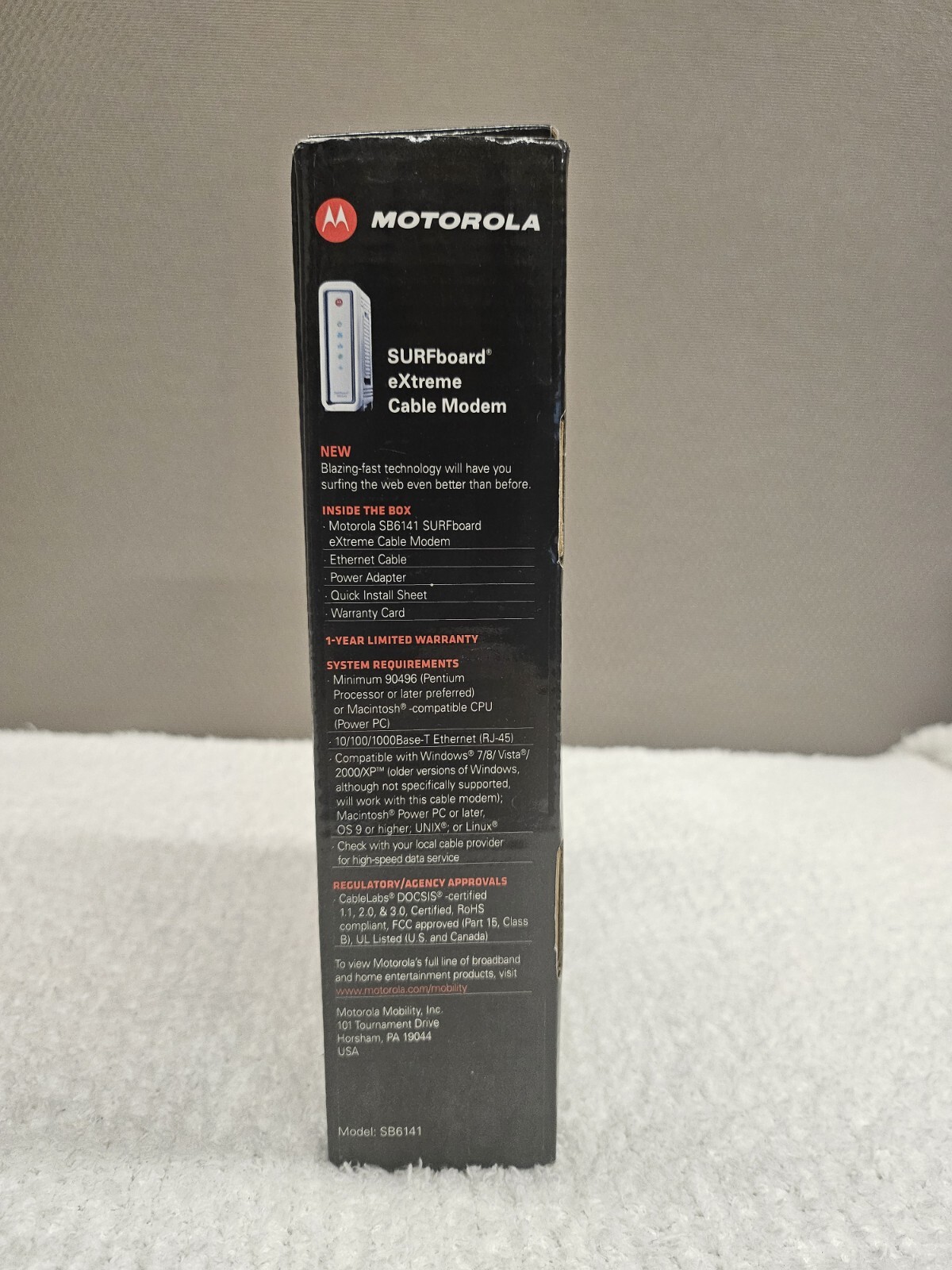 Motorola SURFboard eXtreme Cable Modem SB6141 DOCSIS3.0