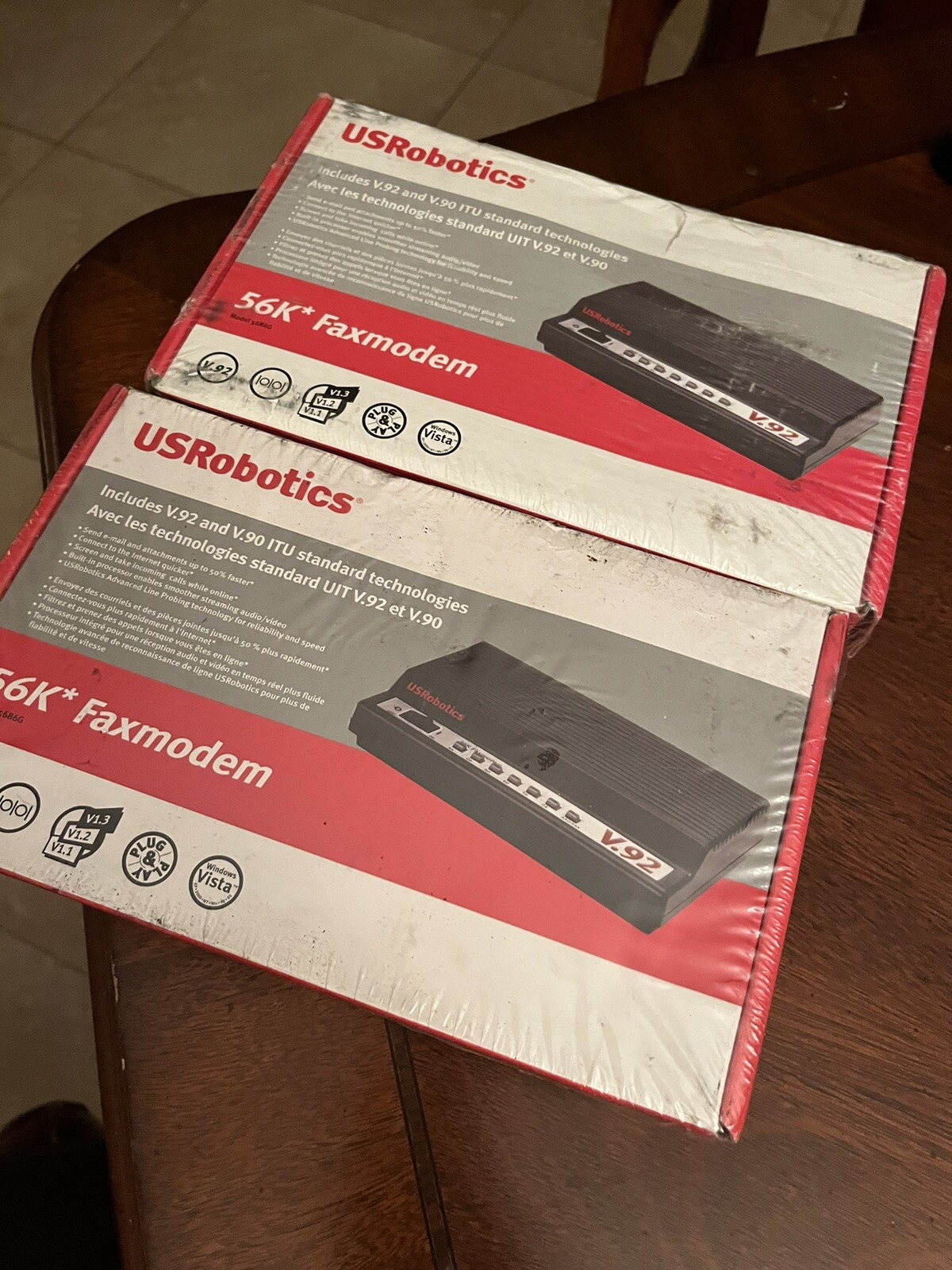 USRobotic 5686G V92 & V90 External Faxmodem