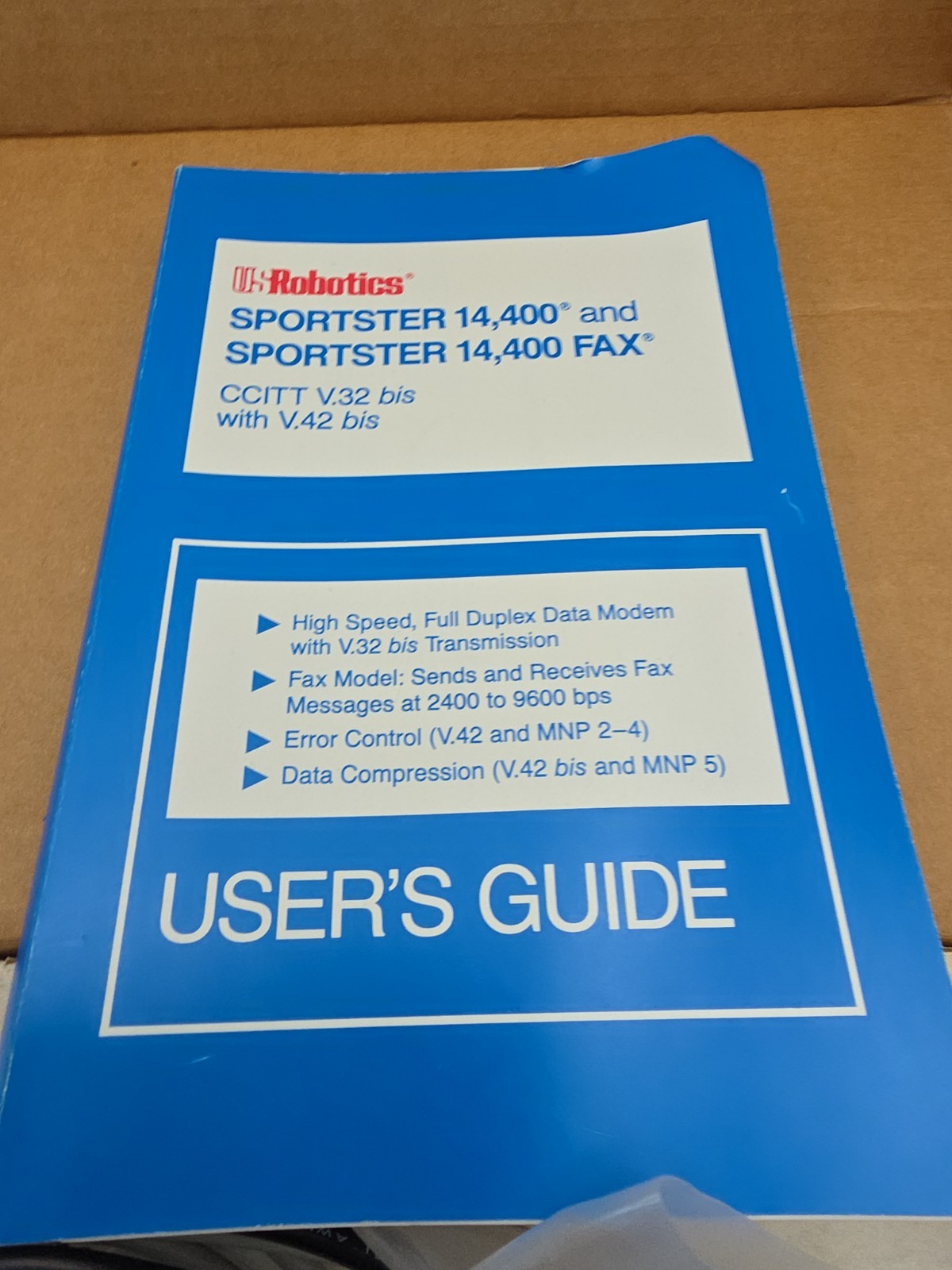 US ROBOTICS MAC&FAX SPORTSTER 14,400 FAX/DATA MODEM