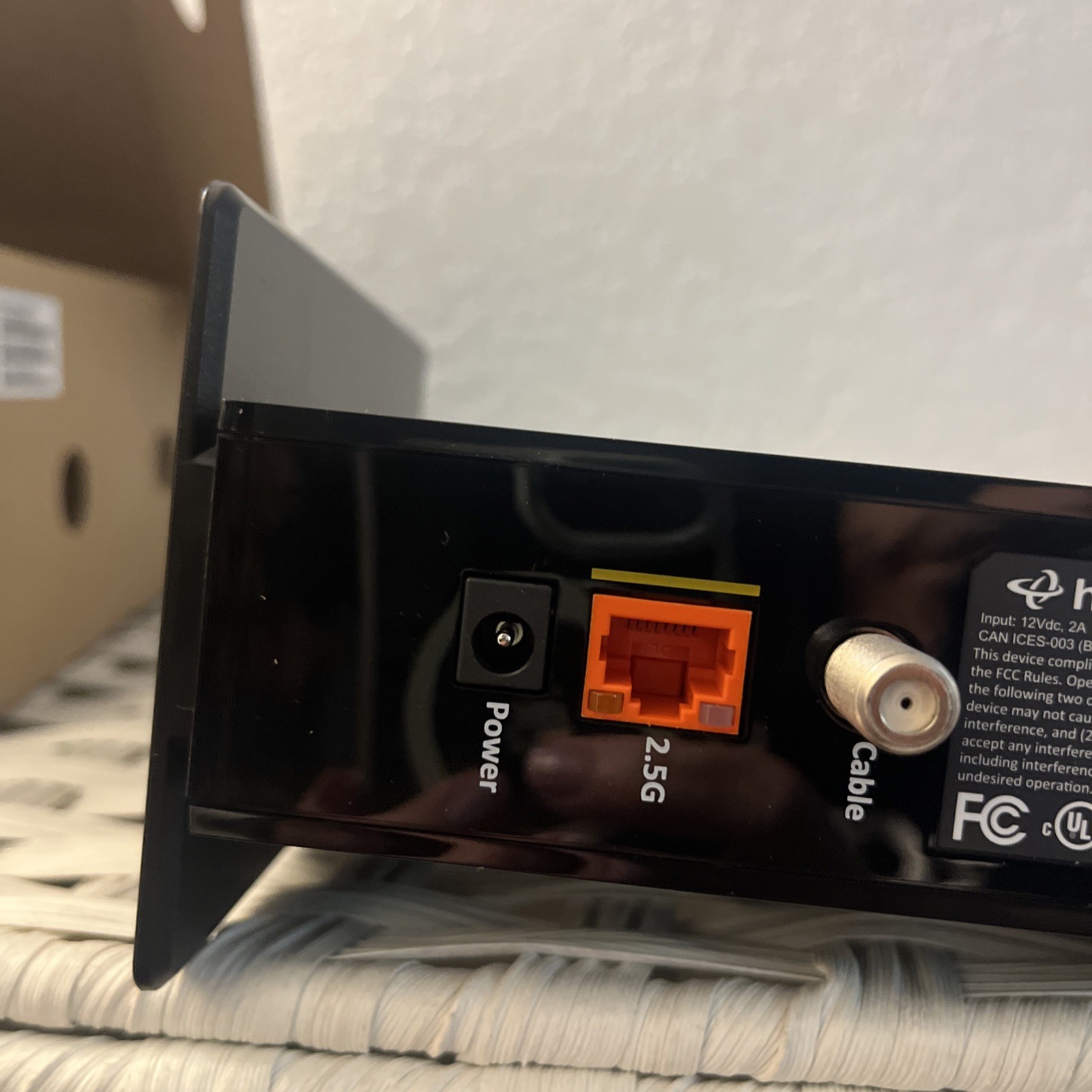 Hitron CODA-57 DOCSIS 3.1 Cable Modem Black 2.5G Port High Speed Internet