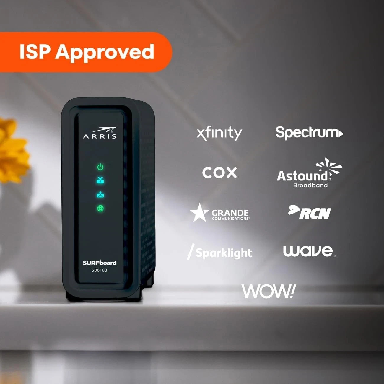 Arris SurfBoard Cable Modem High Speed Streaming | SB6183