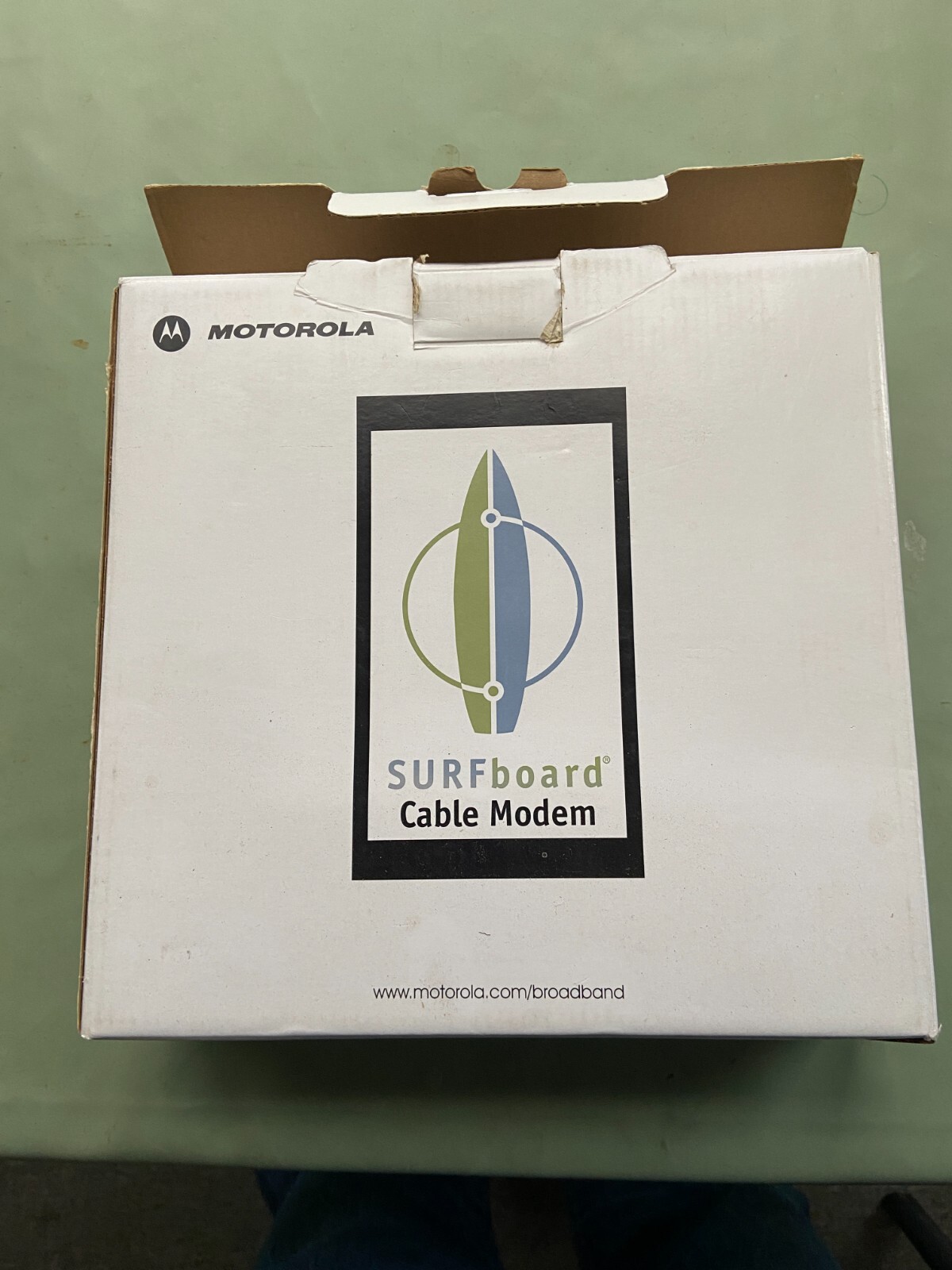 MOTOROLA SURFBOARD CABLE MODEM MODEL SB5120 W POWER CORD BOXED