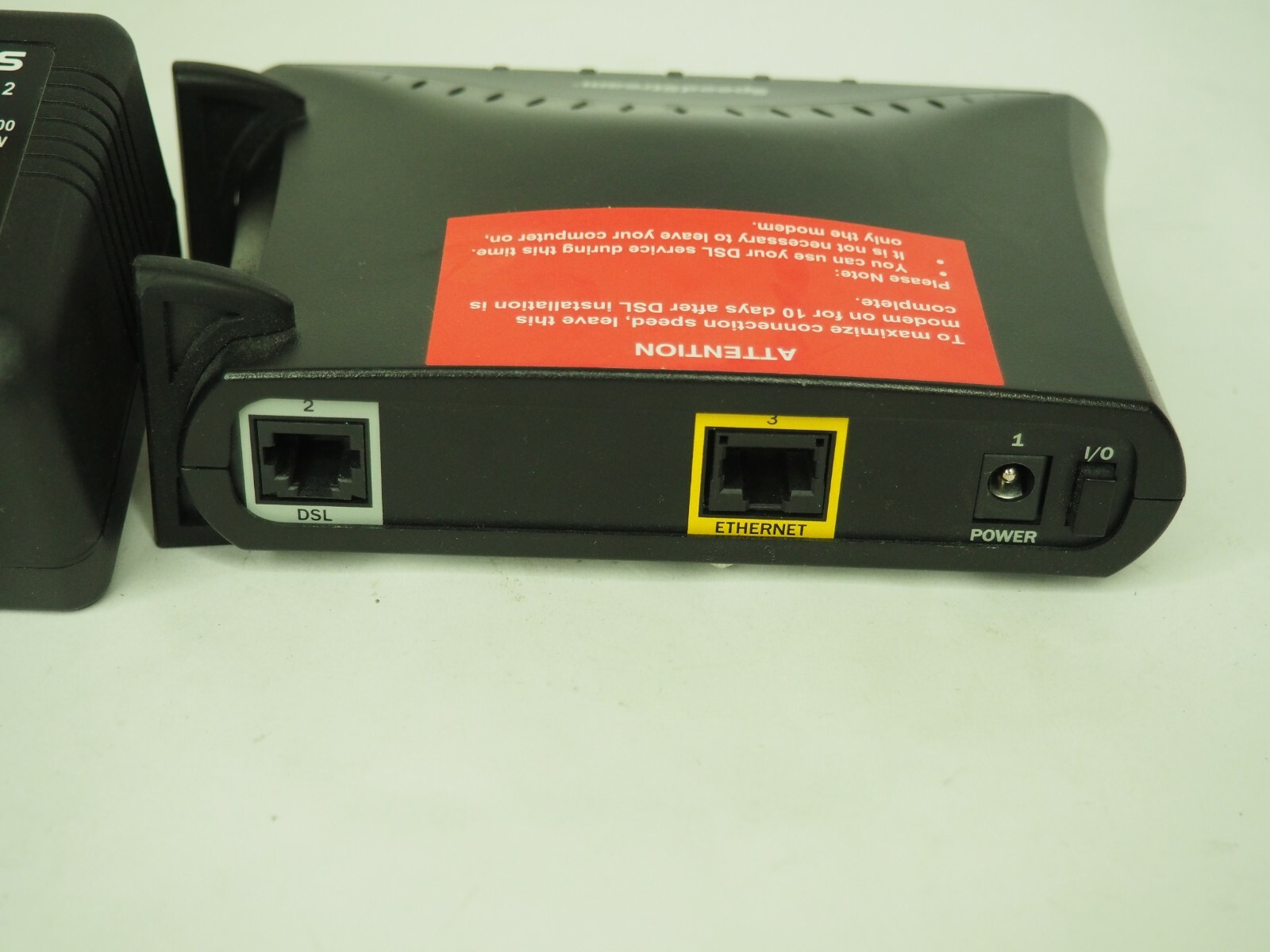 Siemens Efficient Networks SpeedStream 5100 Ethernet ADSL Modem w/ AC Adapter