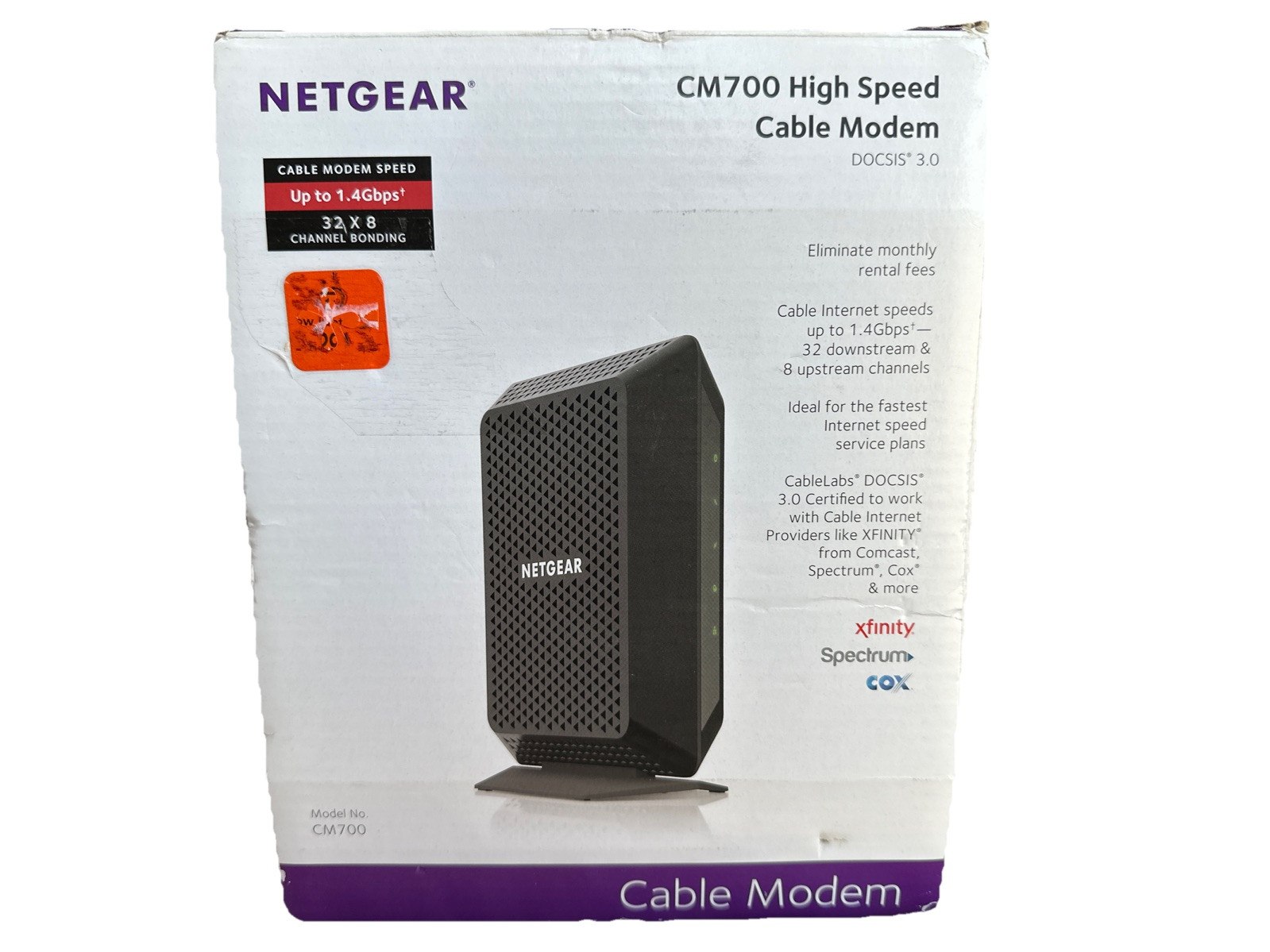 New Netgear CM700 High Speed Cable Modem Docsis 3.0
