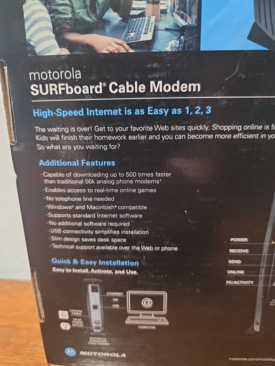 Motorola SURFboard Cable Modem SB5101U Brand New Open Box
