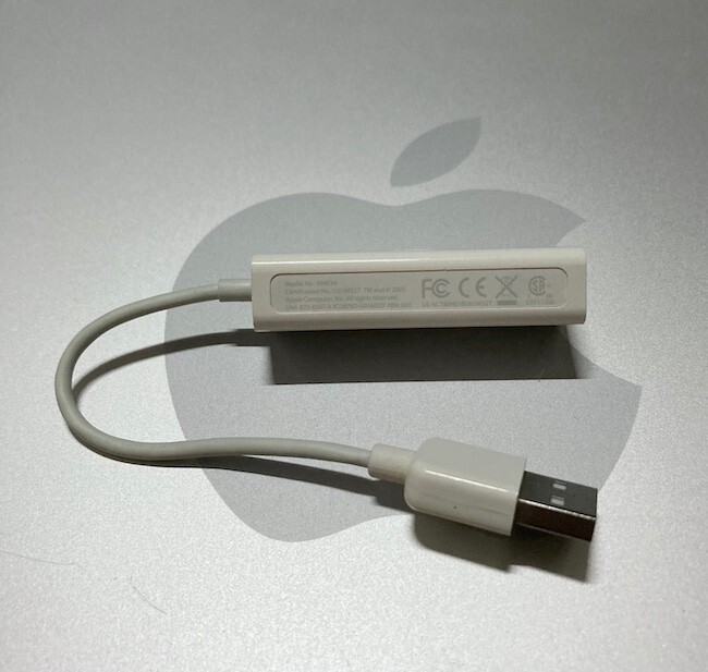 Genuine Apple USB External Dial-up v.92 56kbps Fax Modem MA034Z/A