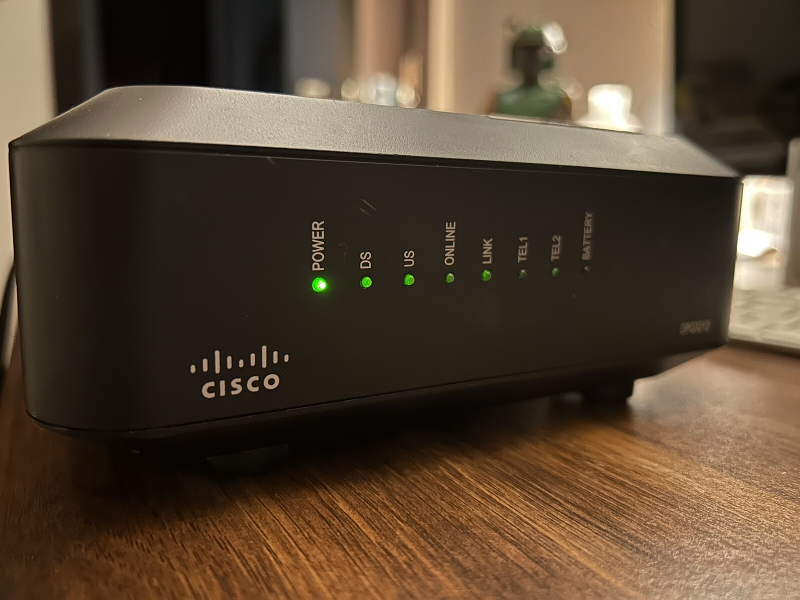CISCO DPQ3212 CABLE MODEM DOCSIS 3 PHONE MODEM OPTIMUM/CABLEVISION