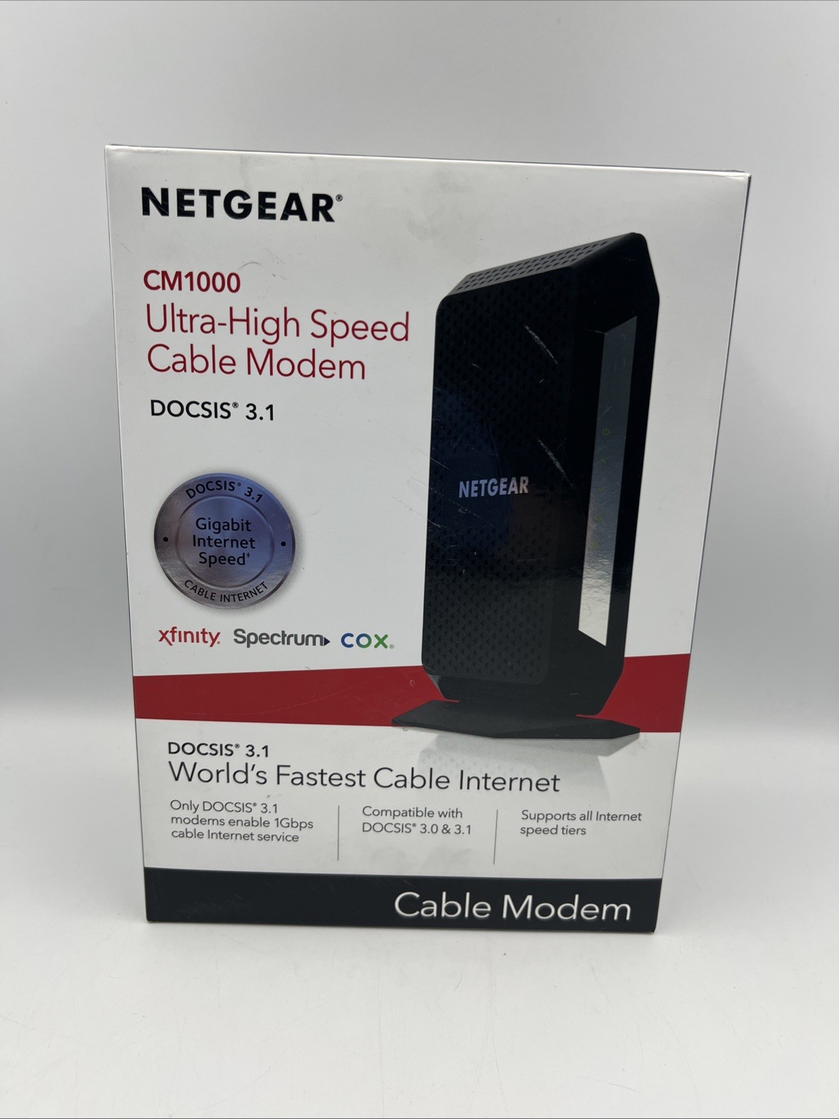 NETGEAR Nighthawk DOCSIS 3.1 Cable Modem CM1000-100NAS new