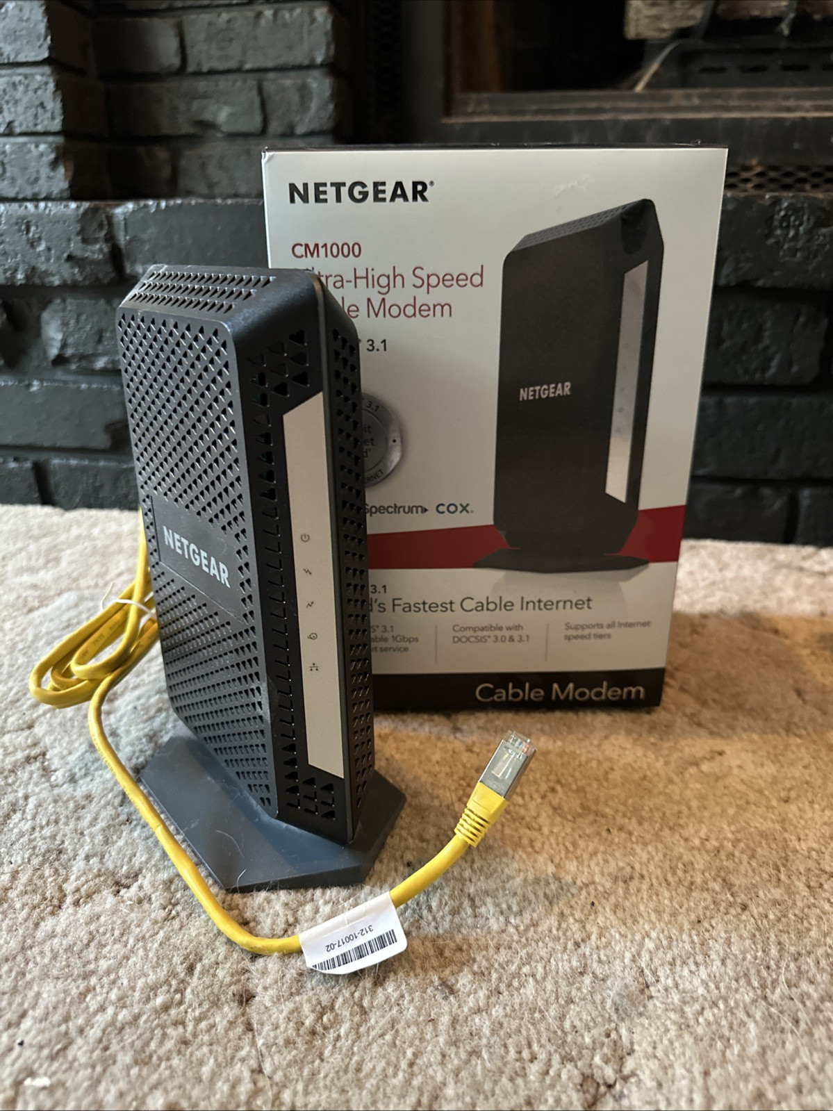 NETGEAR CM1000 DOCSIS 1000Mbps Cable Modem (CM1000-1AZNAS)