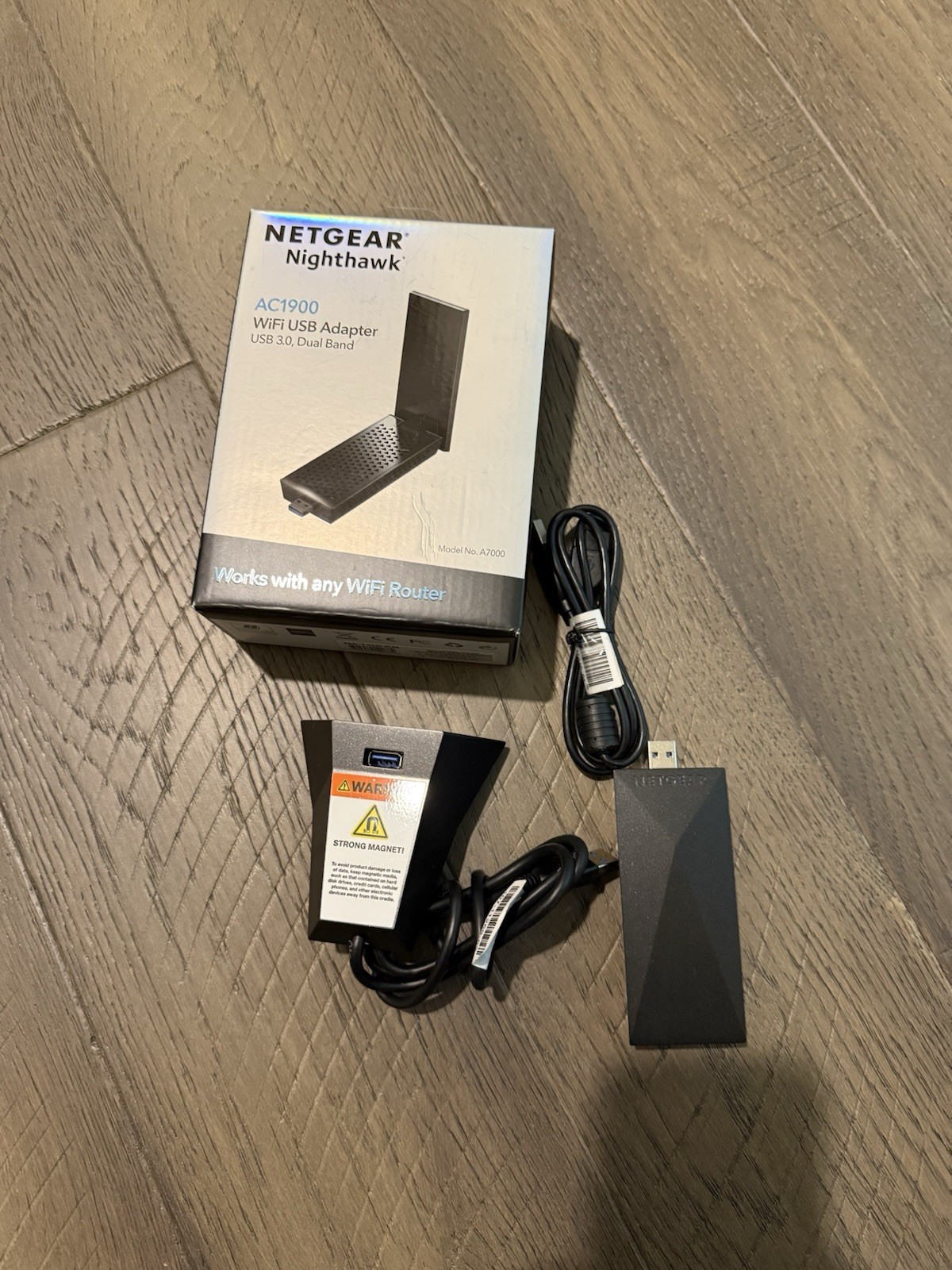 Netgear Nighthawk AC1900 2-Band USB 3.0 WiFi Adapter P/N: A7000-10000S