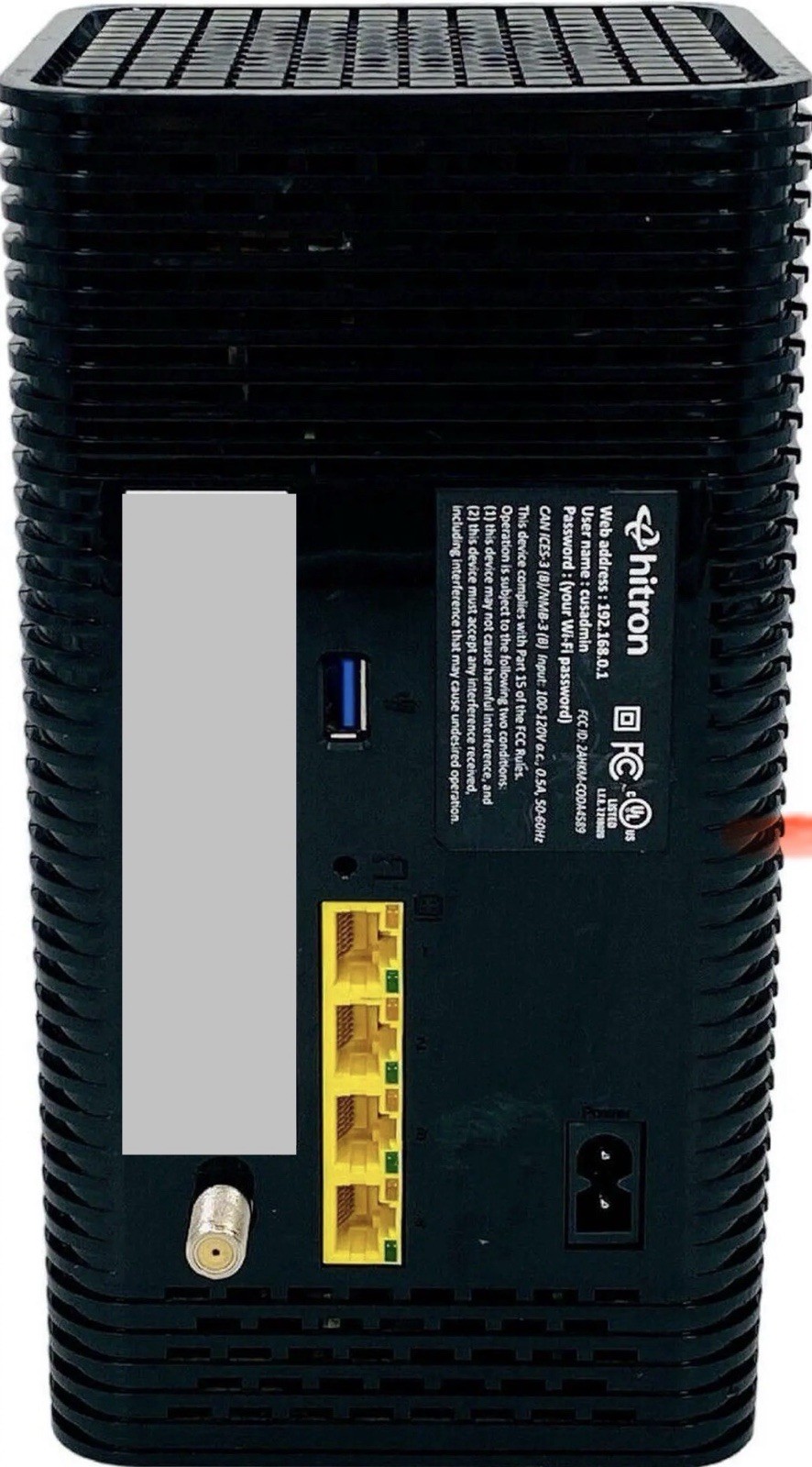 New in Box – Hitron Coda-4582 DOCSIS 3.1 Cable Modem Router