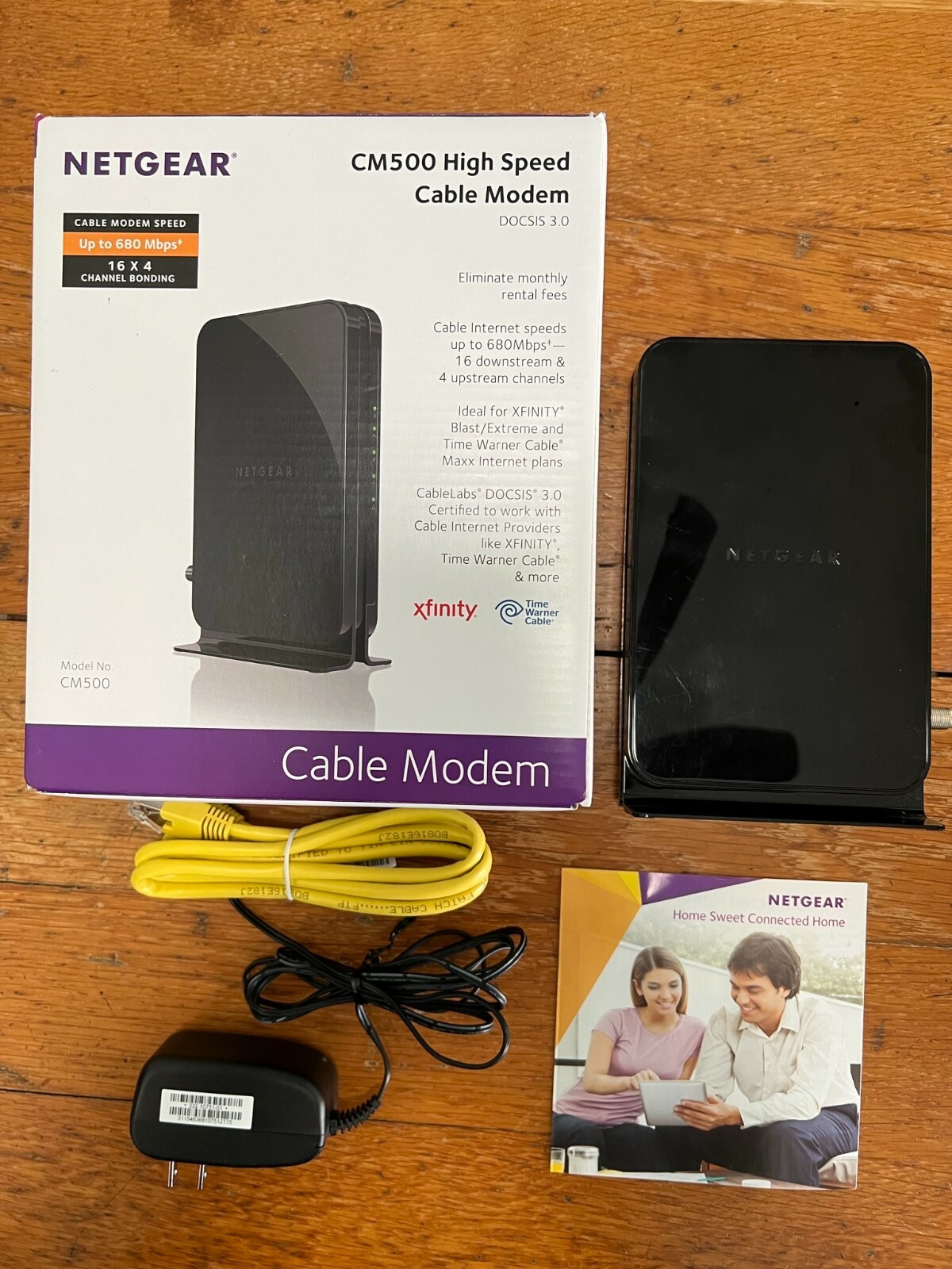 NETGEAR CM500 (CM500100NAS) 680 Mbps – Black Pre Owned (B35G)