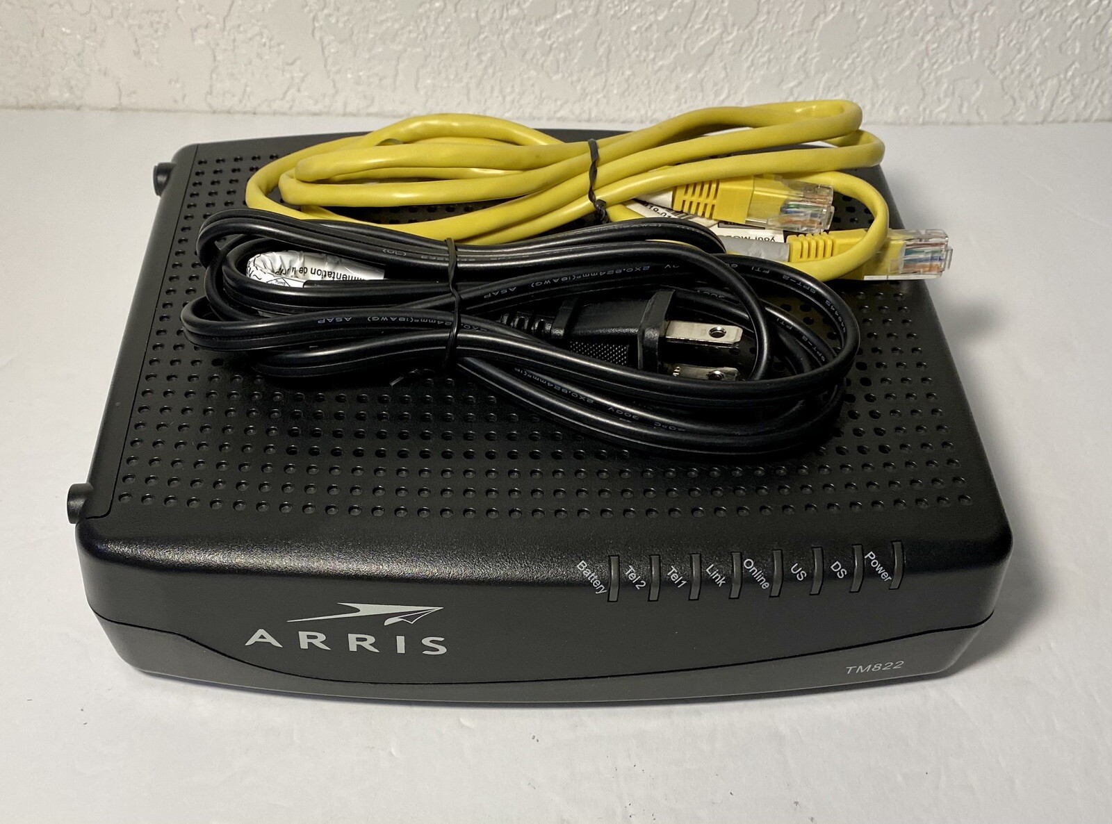 ARRIS Touchstone TM822G DOCSIS 3.0 VoIP Telephony Cable Modem Optimum Black