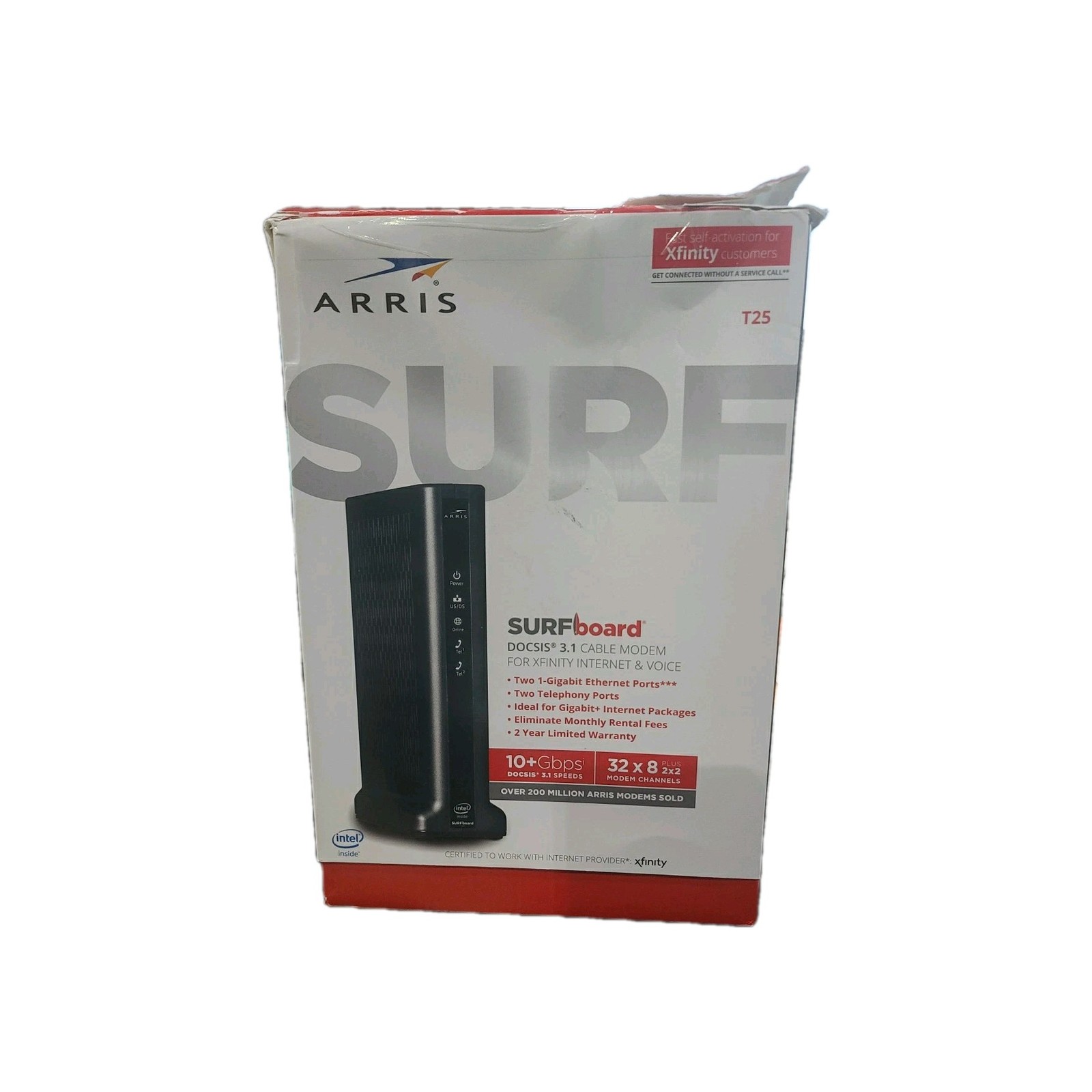 ARRIS (T25) Cable Modem Fast DOCSIS 3.1 Gigabit Cable Modem