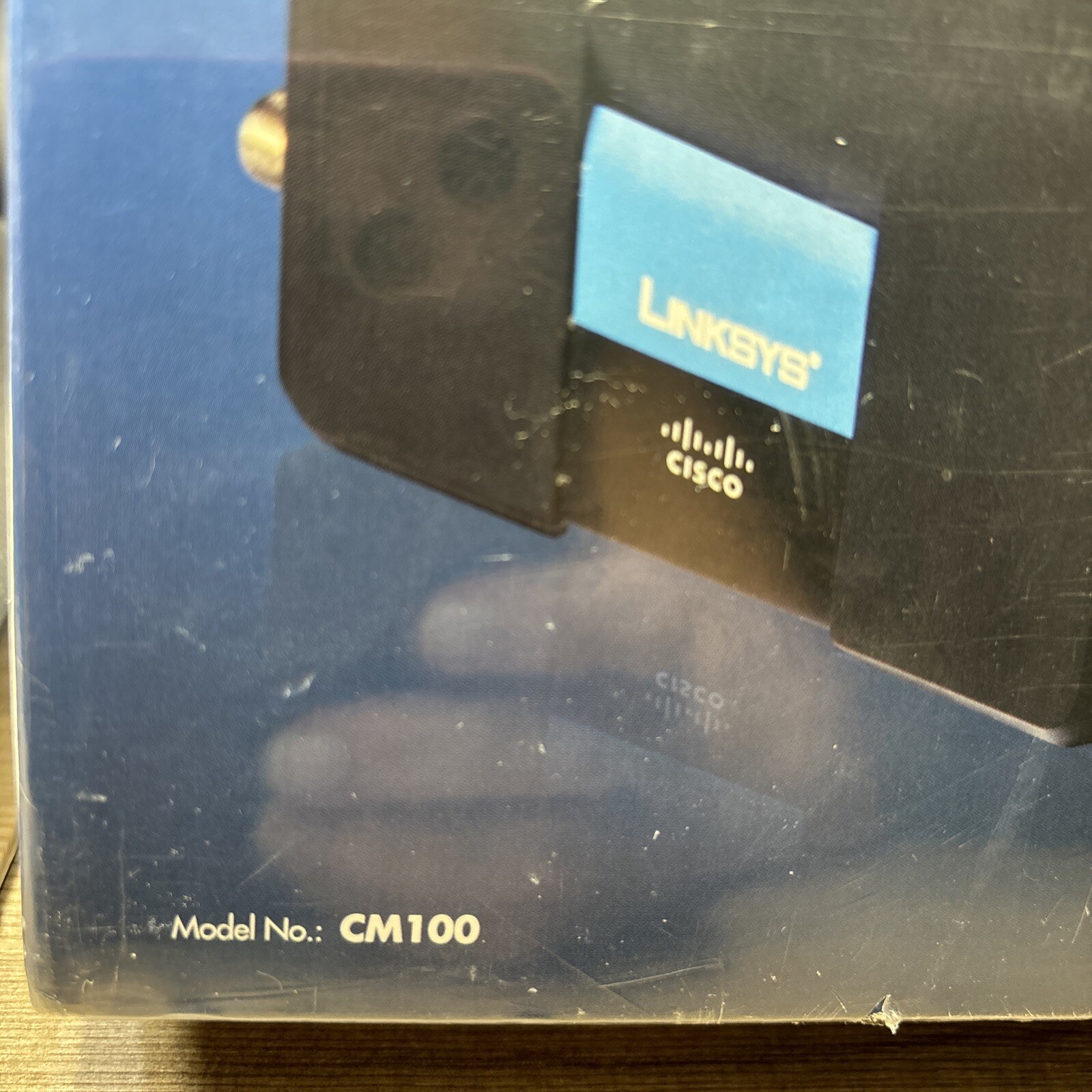 Cisco-Linksys Cable Modem Model CM100 (New – Factory Sealed) USB & Ethernet Conn