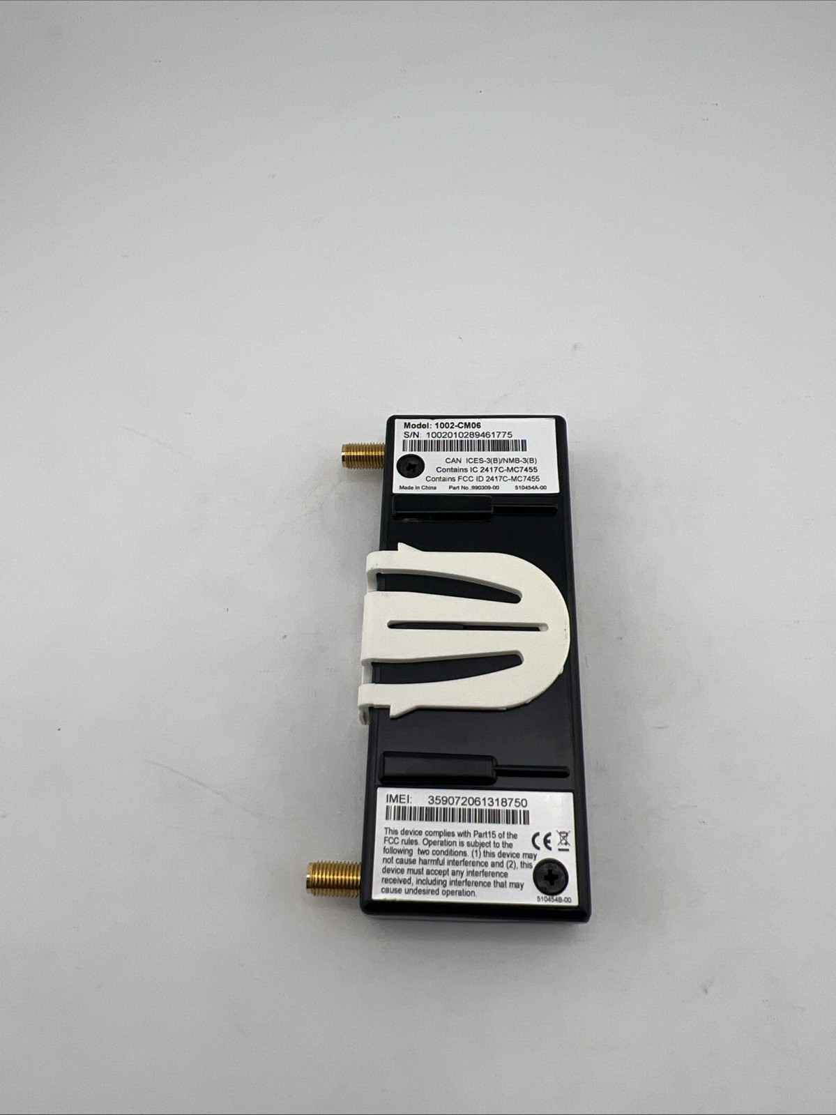 Digi Accelerated Plug-In LTE Modem Cor 1002-CM Model 1002-CM06