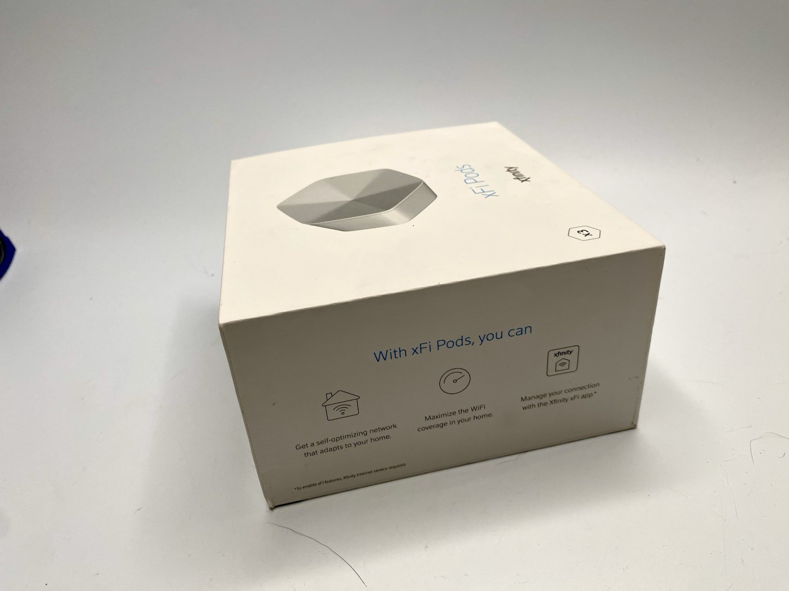Xfinity XFI Pods Wifi Home Network Range Extender White, Pack of 3 W/Box