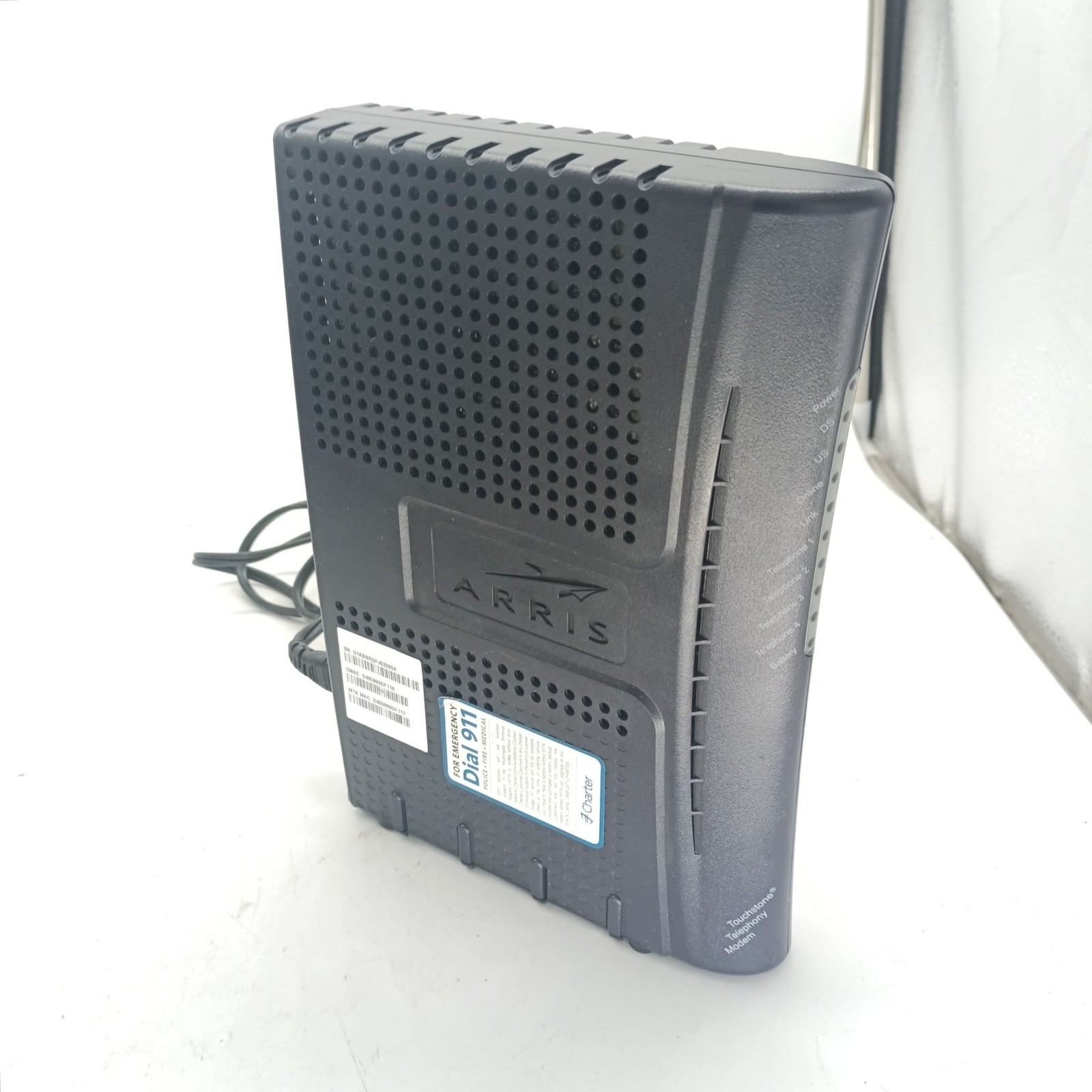 Arris Touchstone TM604G Telephony Modem Black Charter Spectrum TM604G/NA-8 c3