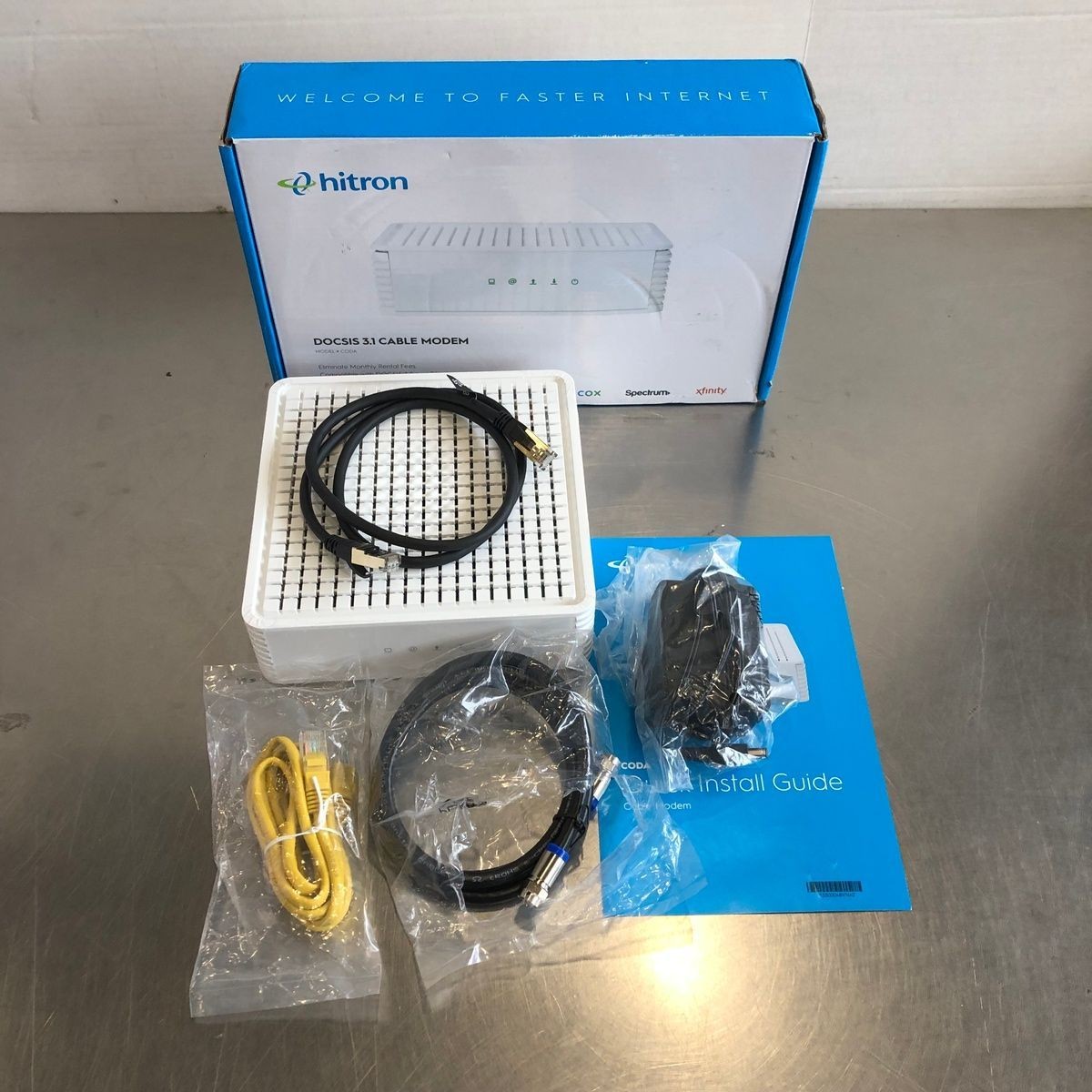 Hitron CODA DOCSIS 3.1 Cable Modem Gigabit High Speed Internet Xfinity Spectrum