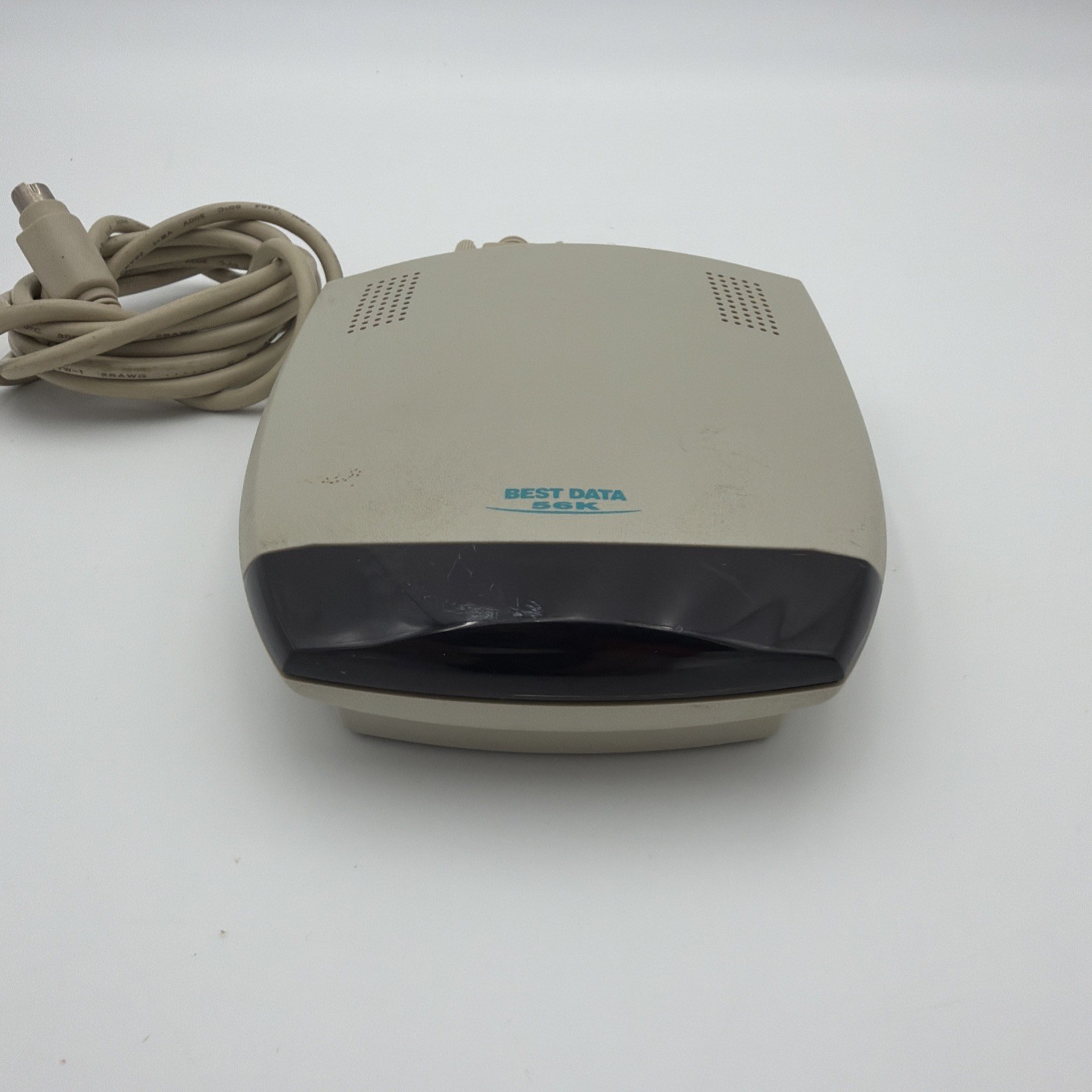 Best Data Smart One 56K External Fax Modem w Apple Mac Macintosh Serial Cable