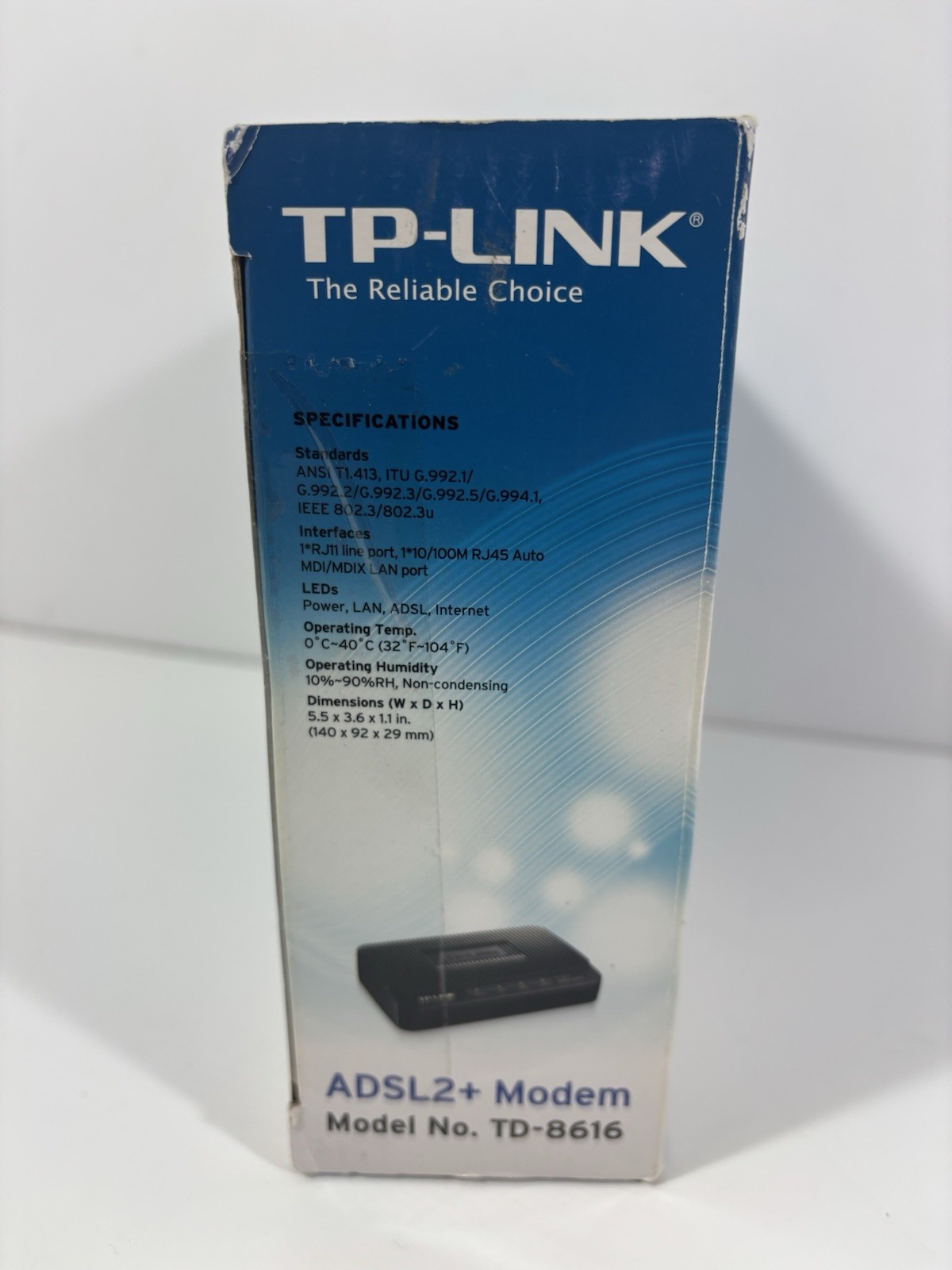 TP-Link TD-8616 ADSL2+ Modem High Speed Broadband 24Mbps RJ45 – Brand New