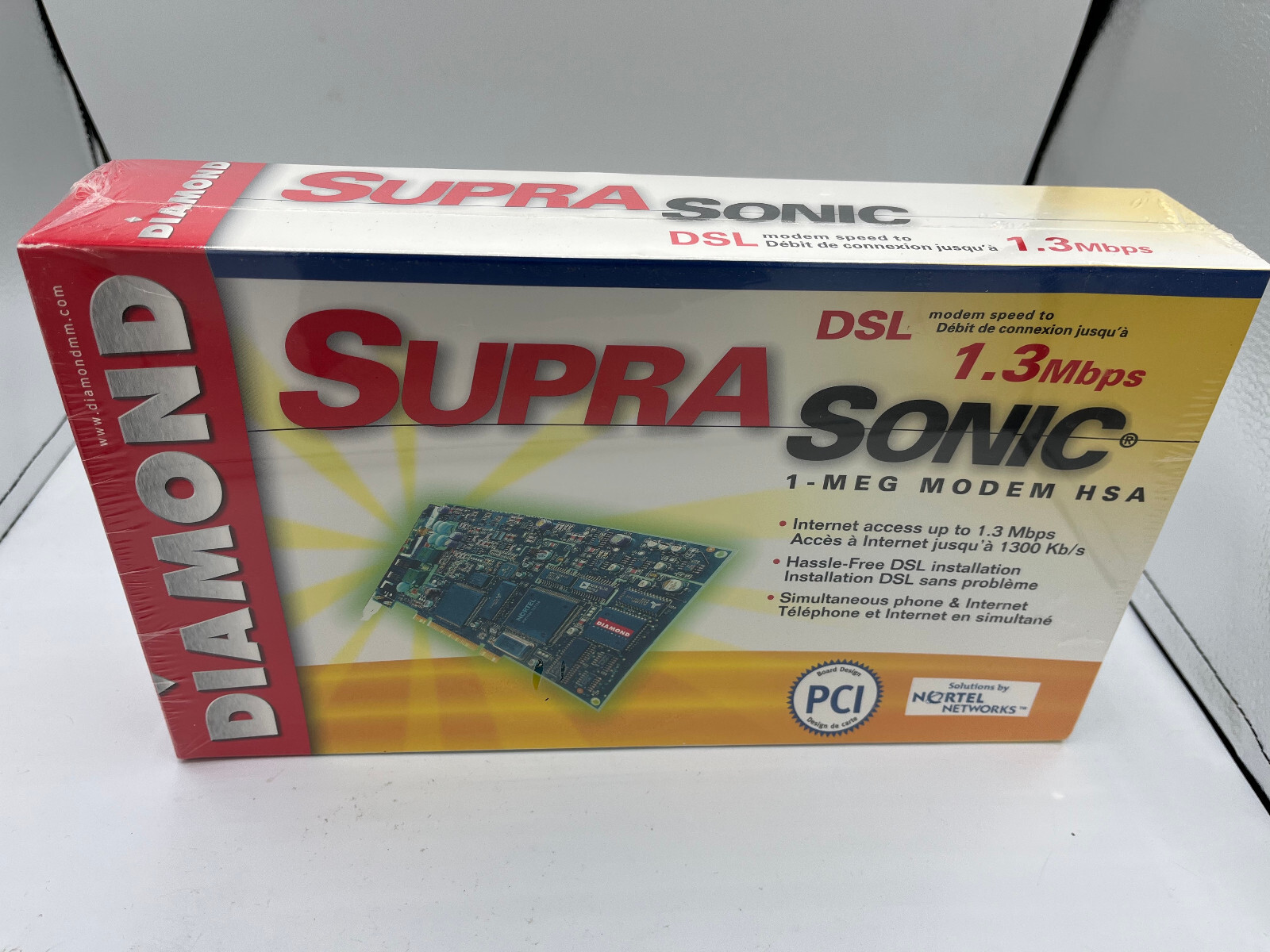 diamond suprasonic 1-meg hsa 1.3 mps Modem BRAND NEW SEALED VINTAGE