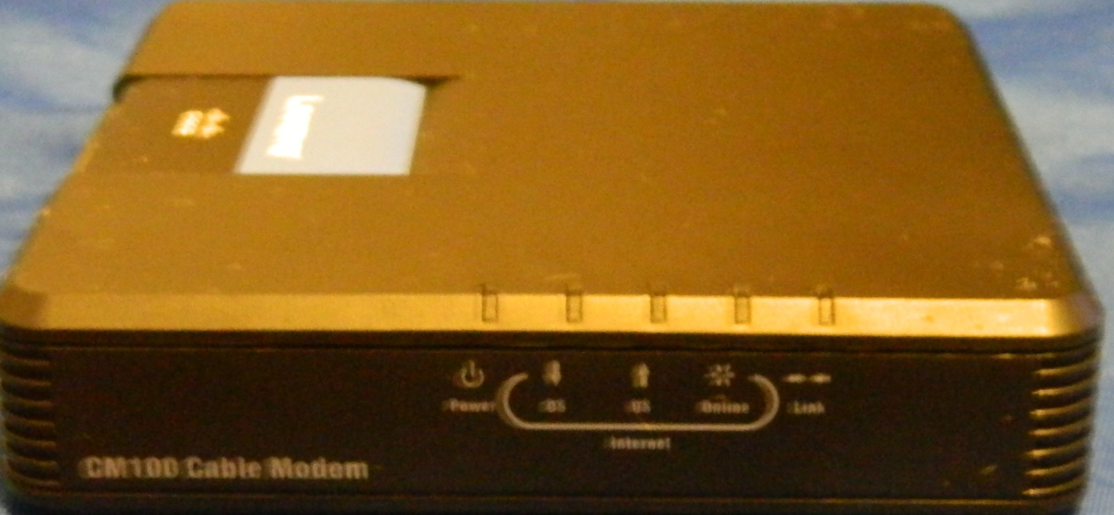 Linksys CM100 DOCSIS 2.0 Cable Modem with AC Adapter – Tested
