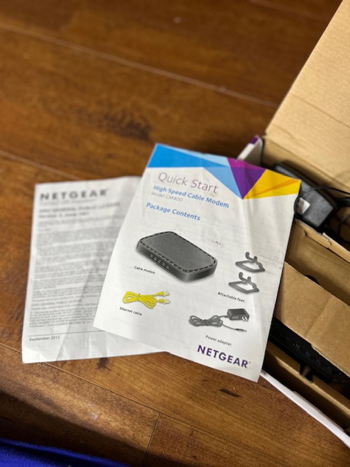 Netgear CM400 High Speed Cable Modem DOCSIS 3.0