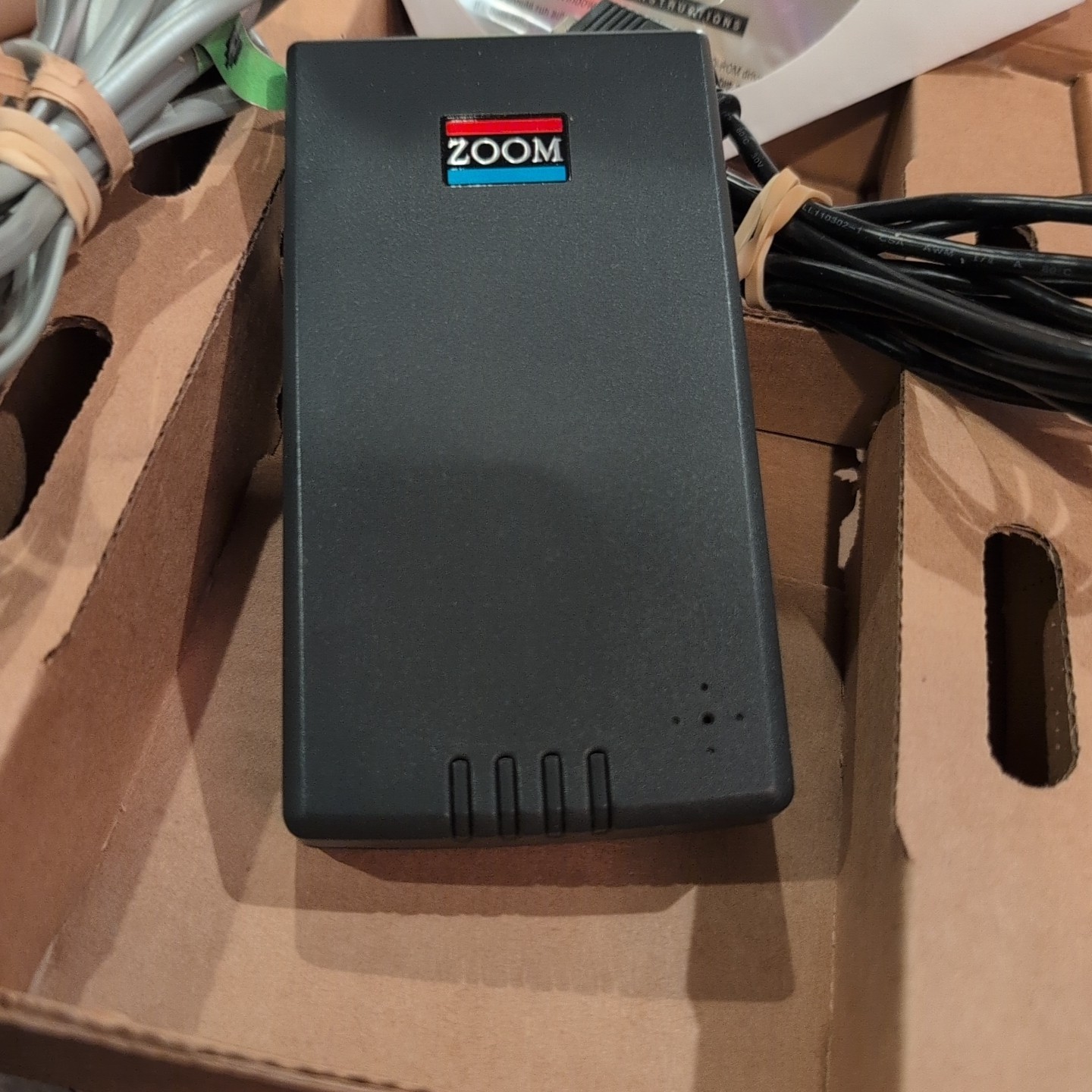 Zoom 56K USB Mini External Modem Model 3090 V.92/V.90 w/ Cable & CD Windows XP