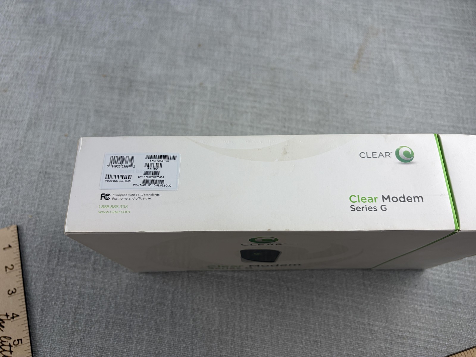 CLEAR Modem Series G Black WiMAX Bridge 1-Port Ethernet As-Is Untested