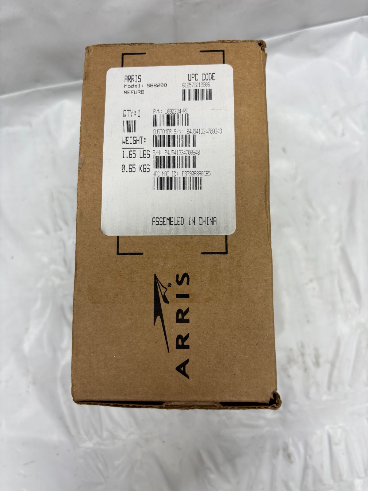 ARRIS Surfboard SB8200 32×8 DOCSIS 3.1 Gig-Speed Cable Modem-*REFURBISHED*