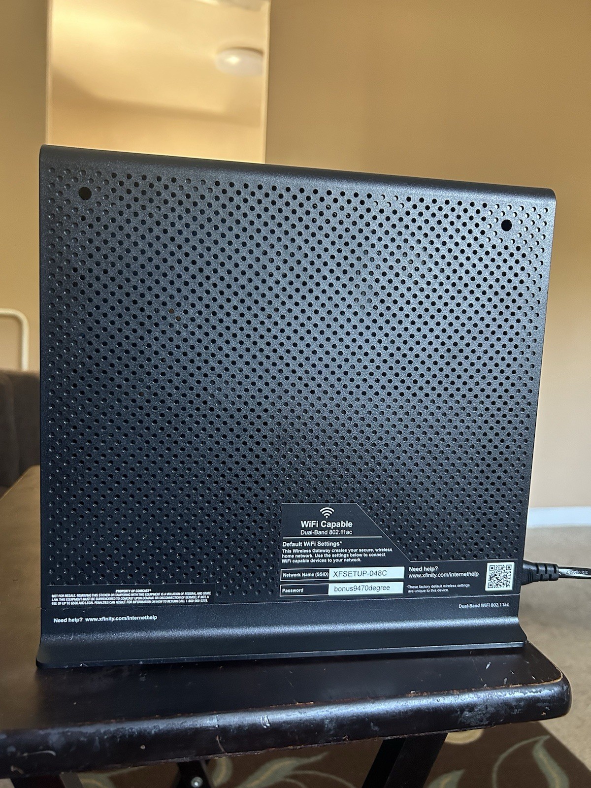 Comcast Xfinity Modem Router Wifi Use Dual-Band 802.11ac