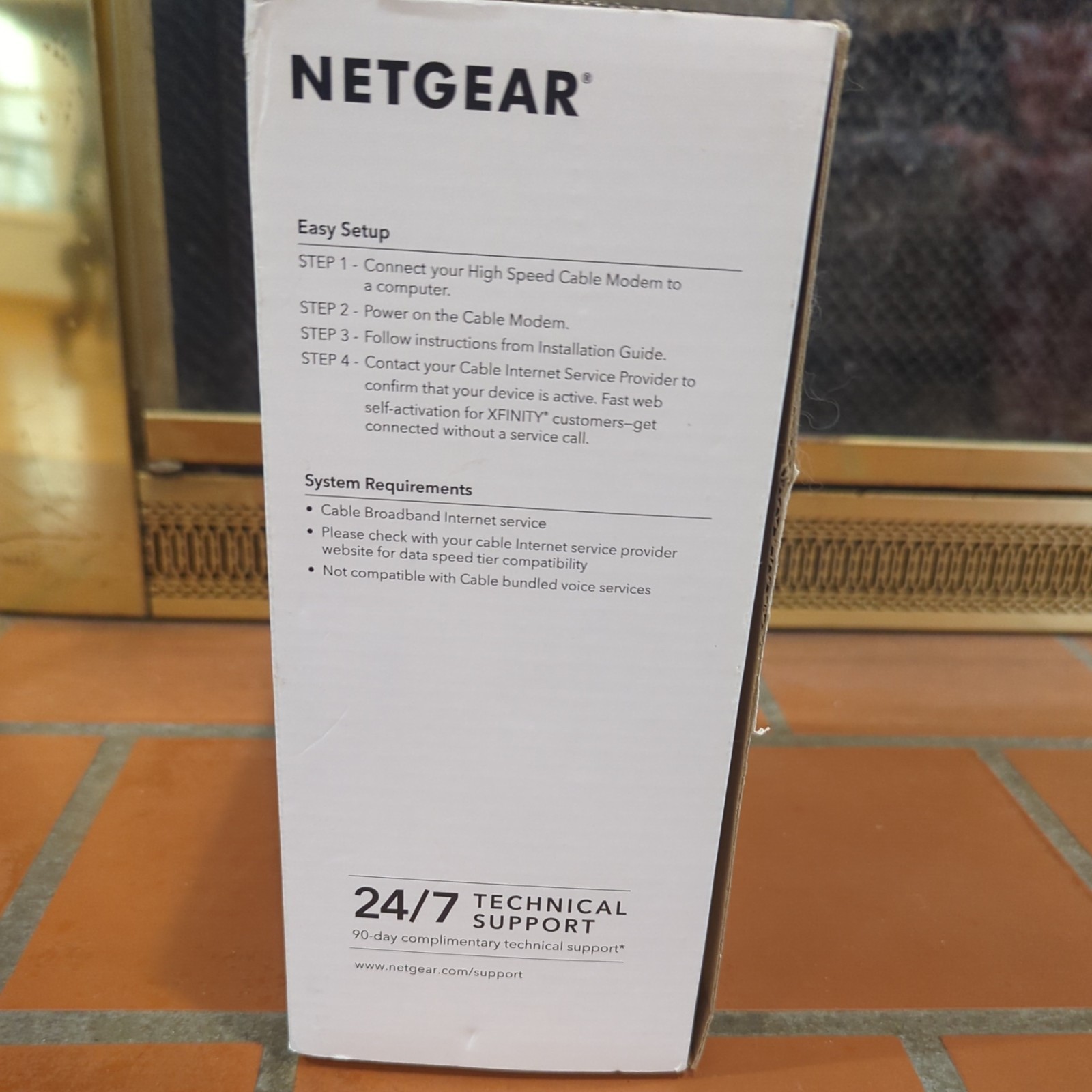 NETGEAR CM500V High Speed Cable Modem 680Mbps DOCSIS 3.0 Voice New