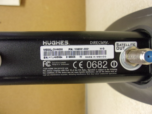 Direcway Satellite Modem DW6000 1032021-0001, No power Supply *FREE SHIP*