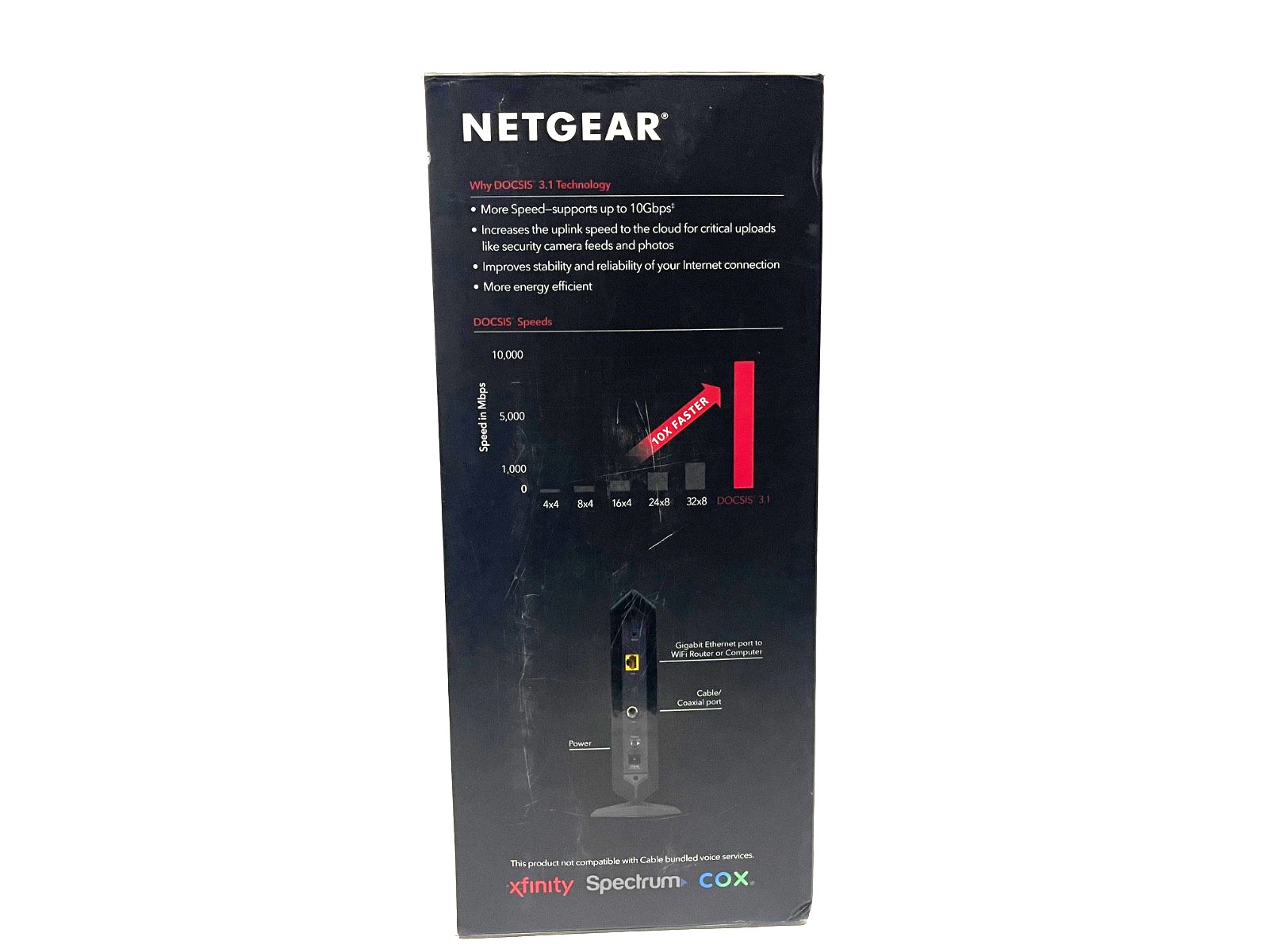 NETGEAR CM1000v2 DOCSIS 3.1 Gigabit Cable Modem NEW Open Box Fast Shipping