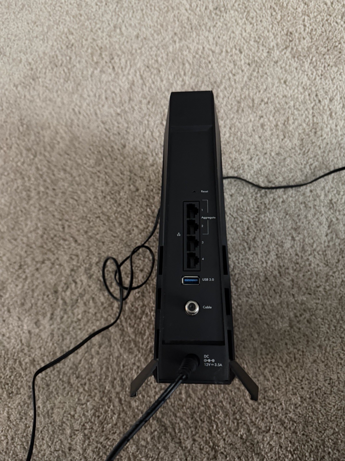 NETGEAR Cable Modem DOCSIS High Speed Internet Modem w/ Power Adapter Tes