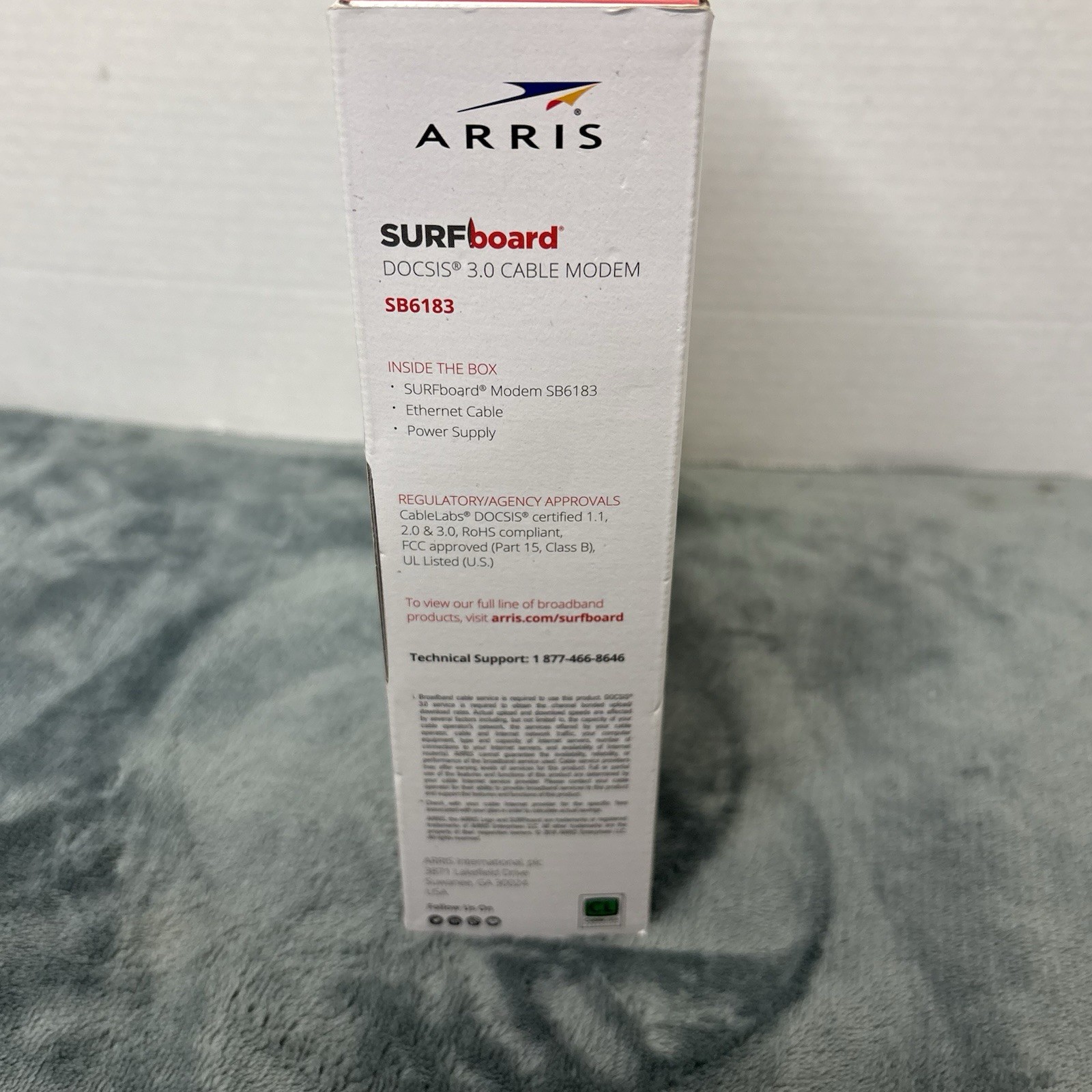ARRIS SURFboard SB6183 DOCSIS 3.0 16×4 Gigabit Cable Modem, 686 Mbps