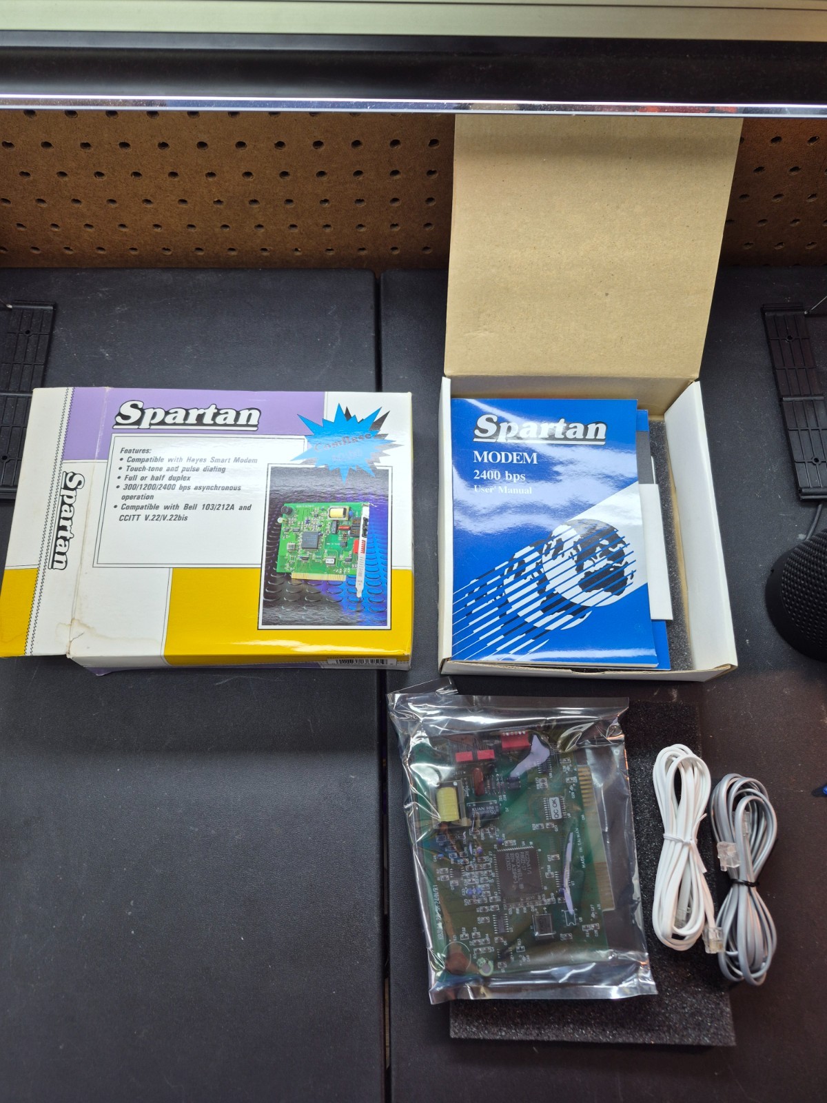 Spartan Dial-up Modem Card Open Box