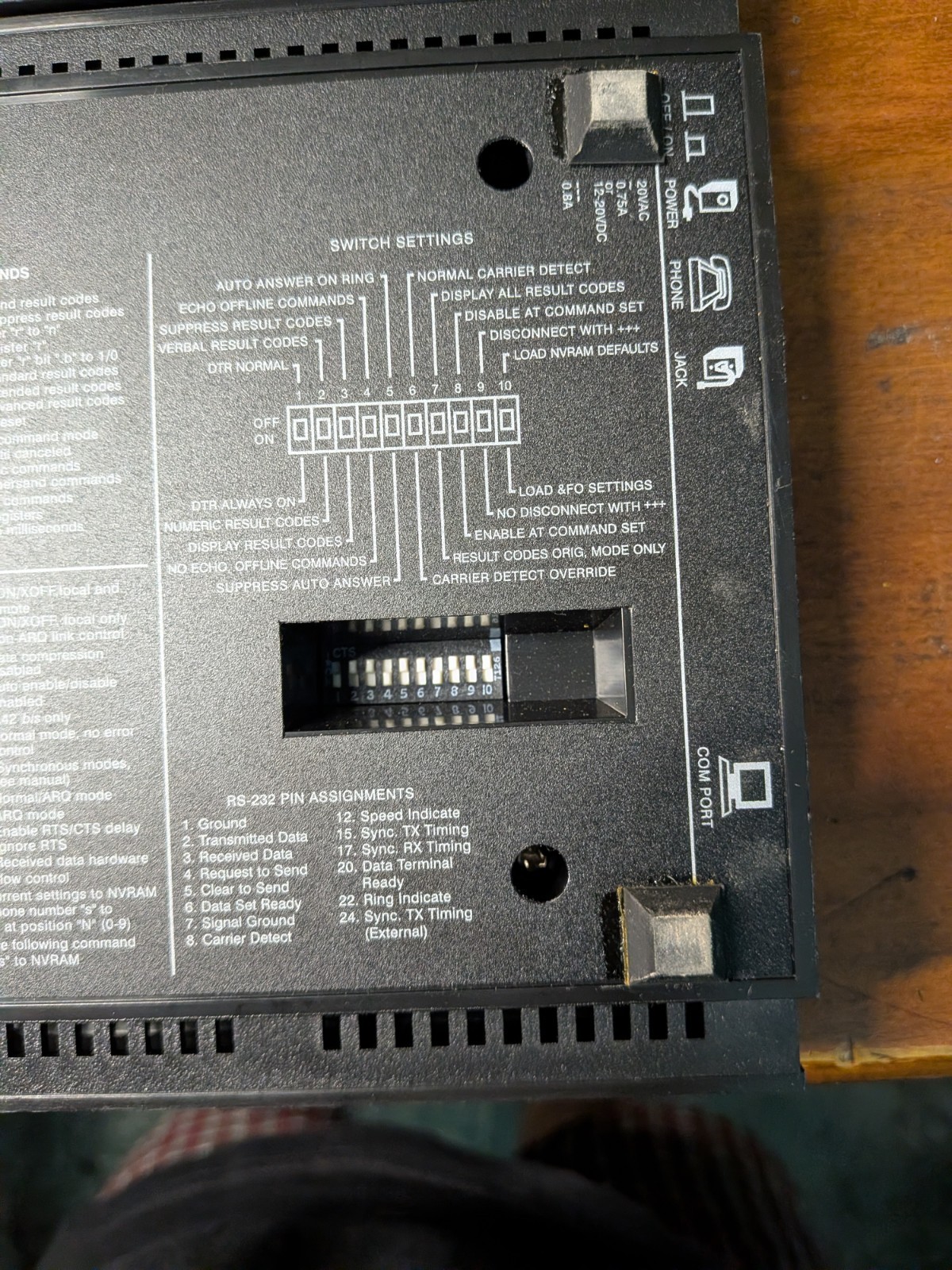 US Robotics Courier 56K Modem 1.020-091-B